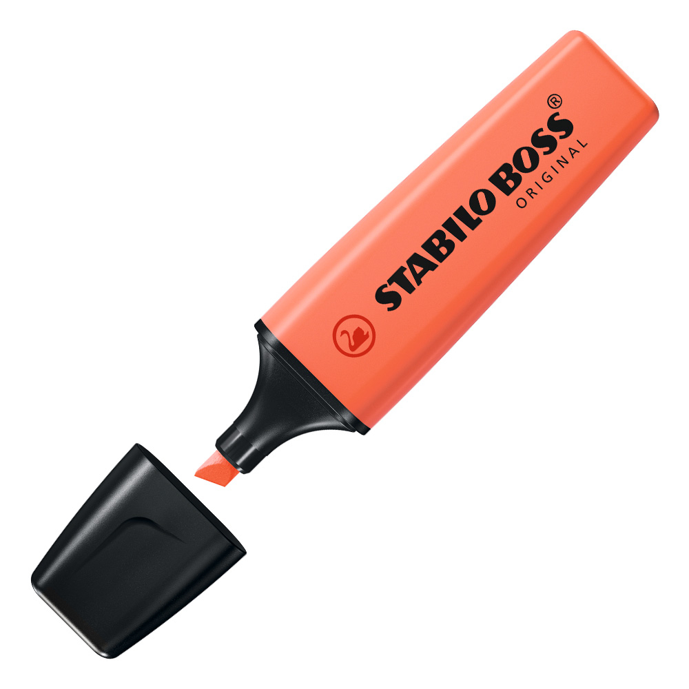Surligneurs STABILO BOSS ORIGINAL Pastel - douceur de corail
