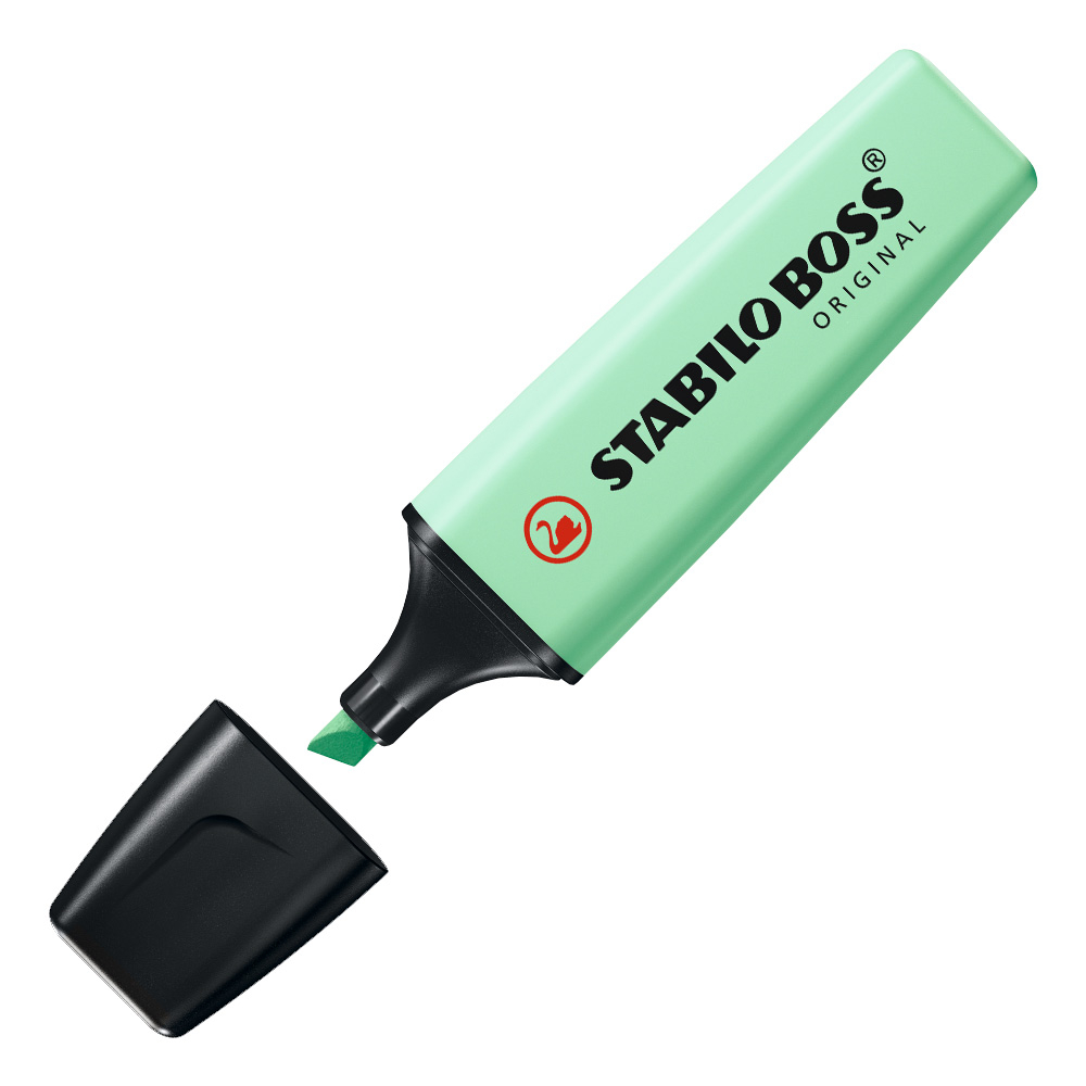 Surligneurs STABILO BOSS ORIGINAL Pastel - menthe à l'eau