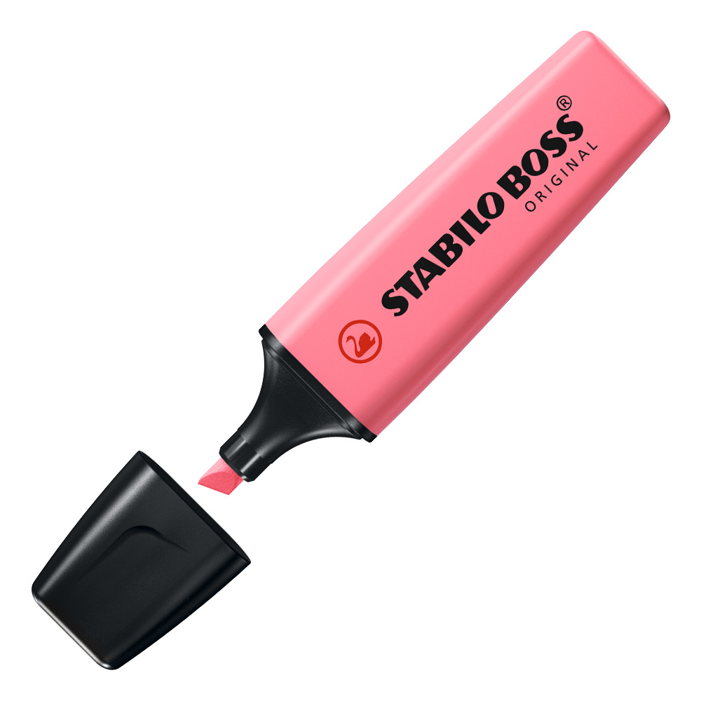 Surligneurs STABILO BOSS ORIGINAL Pastel -  soupçon de rose