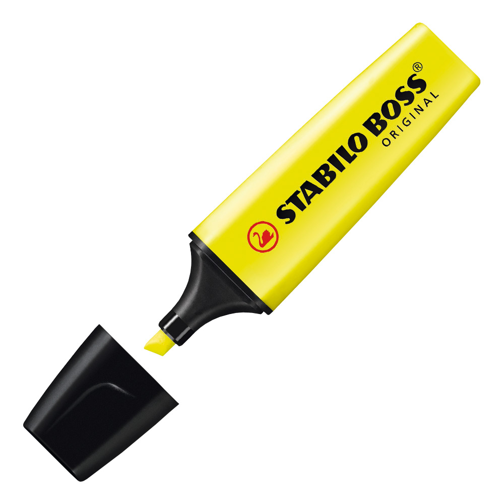 Surligneurs STABILO BOSS ORIGINAL - Jaune
