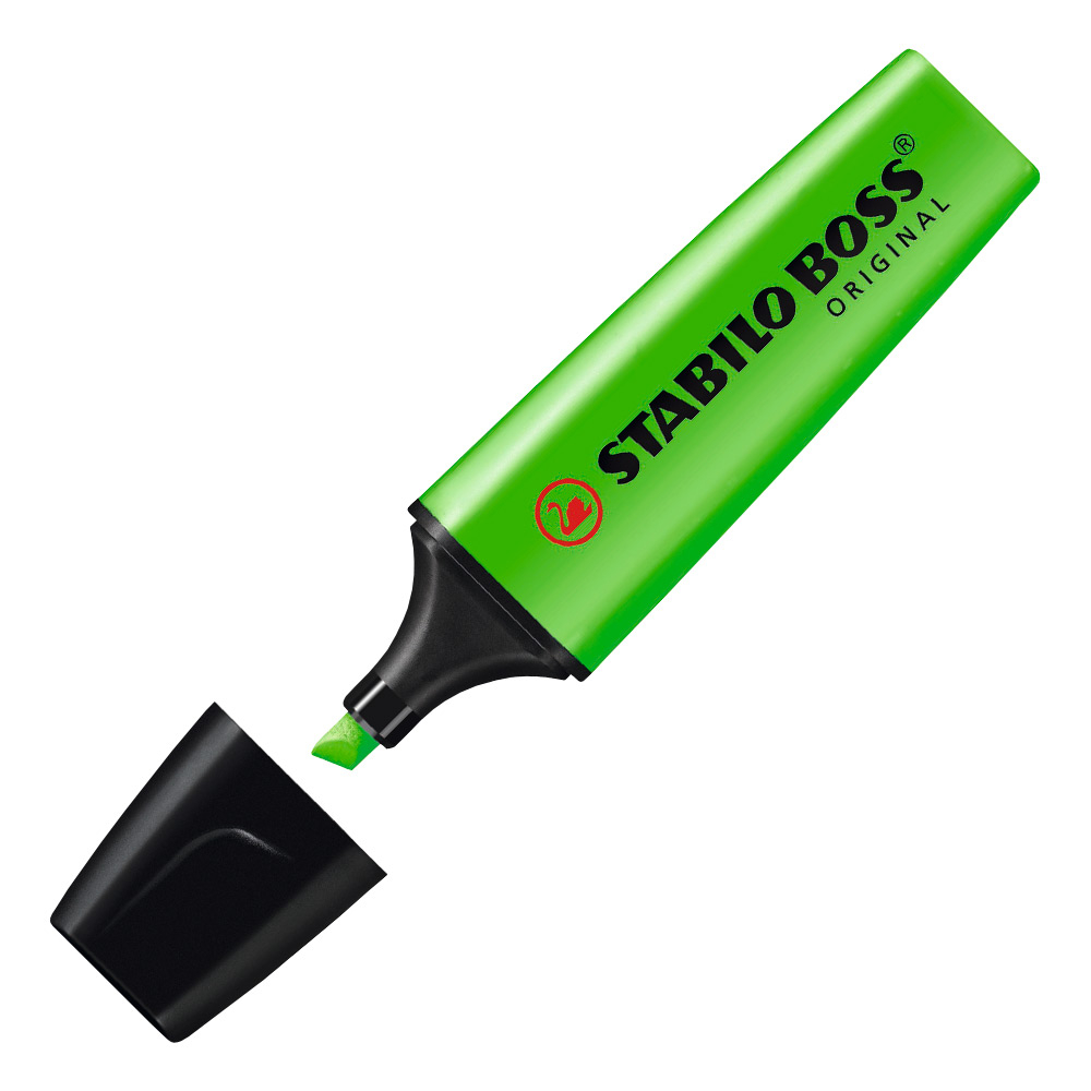 Surligneurs STABILO BOSS ORIGINAL - Vert