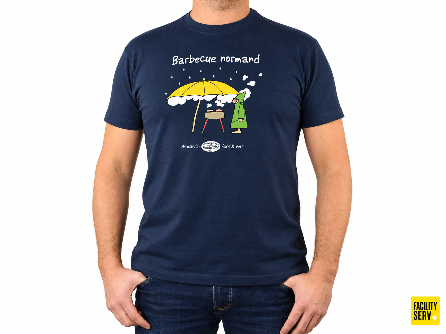 T-shirt Homme 100 % coton Heula " Barbecue"