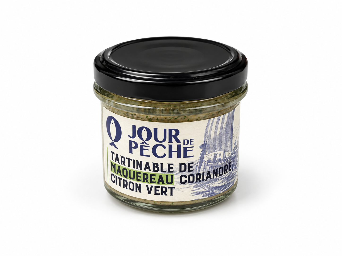 Tartinable de maquereau, coriandre et citron vert — Jour de Pêche — 90 g