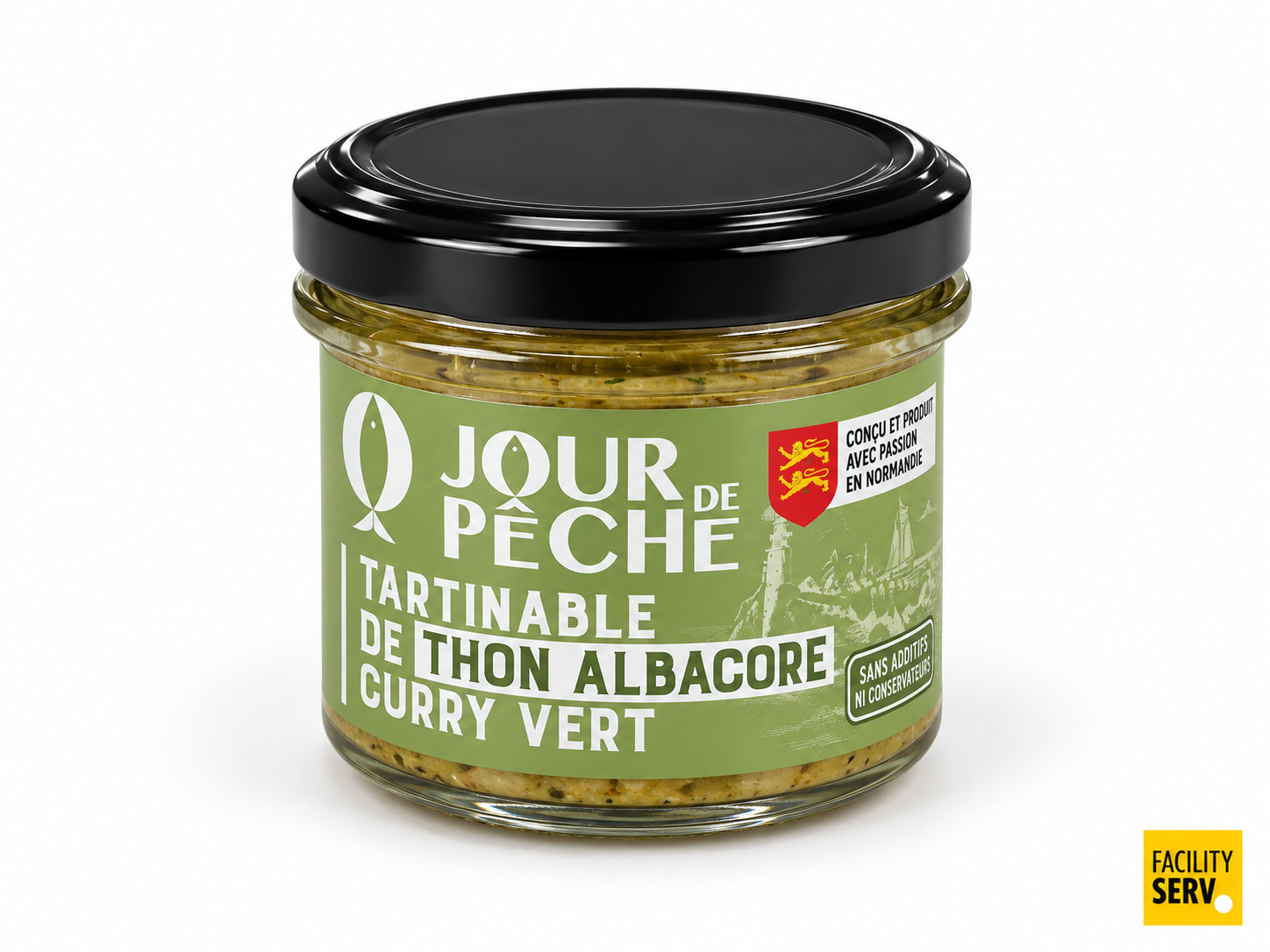Tartinable de thon albacore au curry vert — Jour de Pêche — 90 g