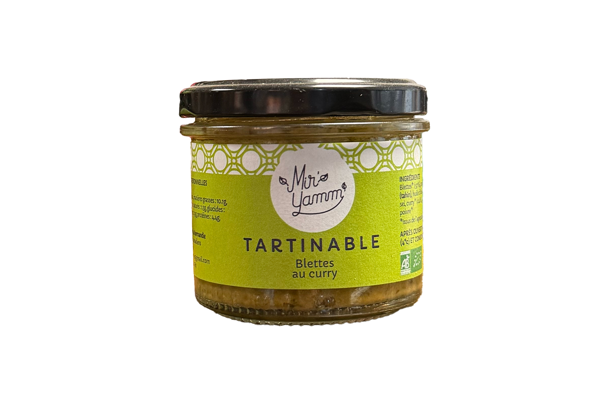 Tartinables Bio Blettes au Curry 100g