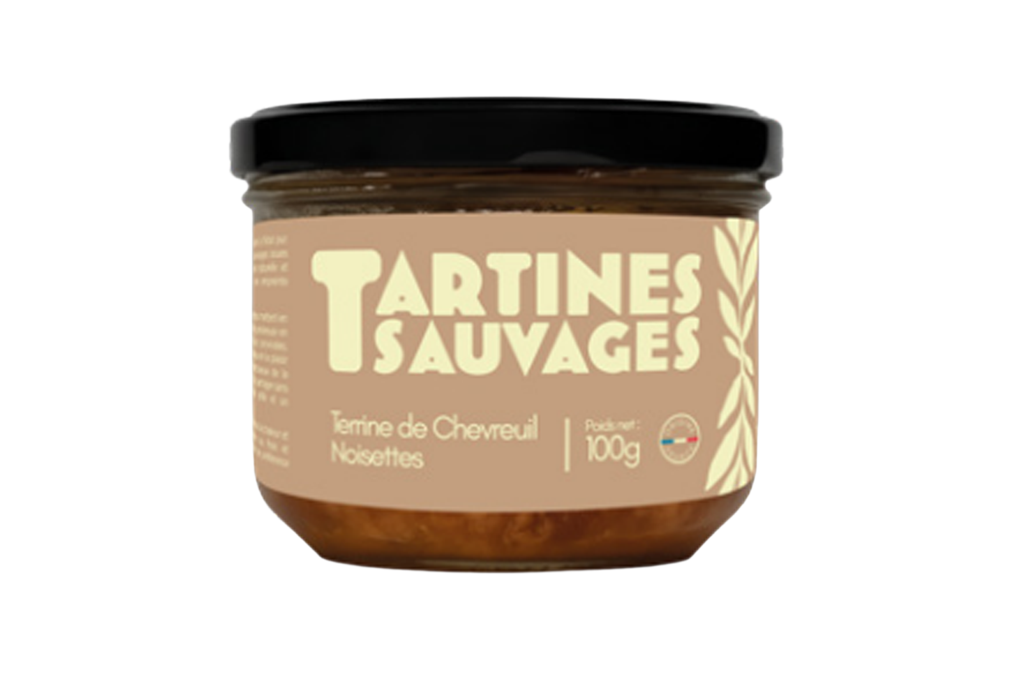 TERRINE DE CHEVREUIL NOISETTES 100g