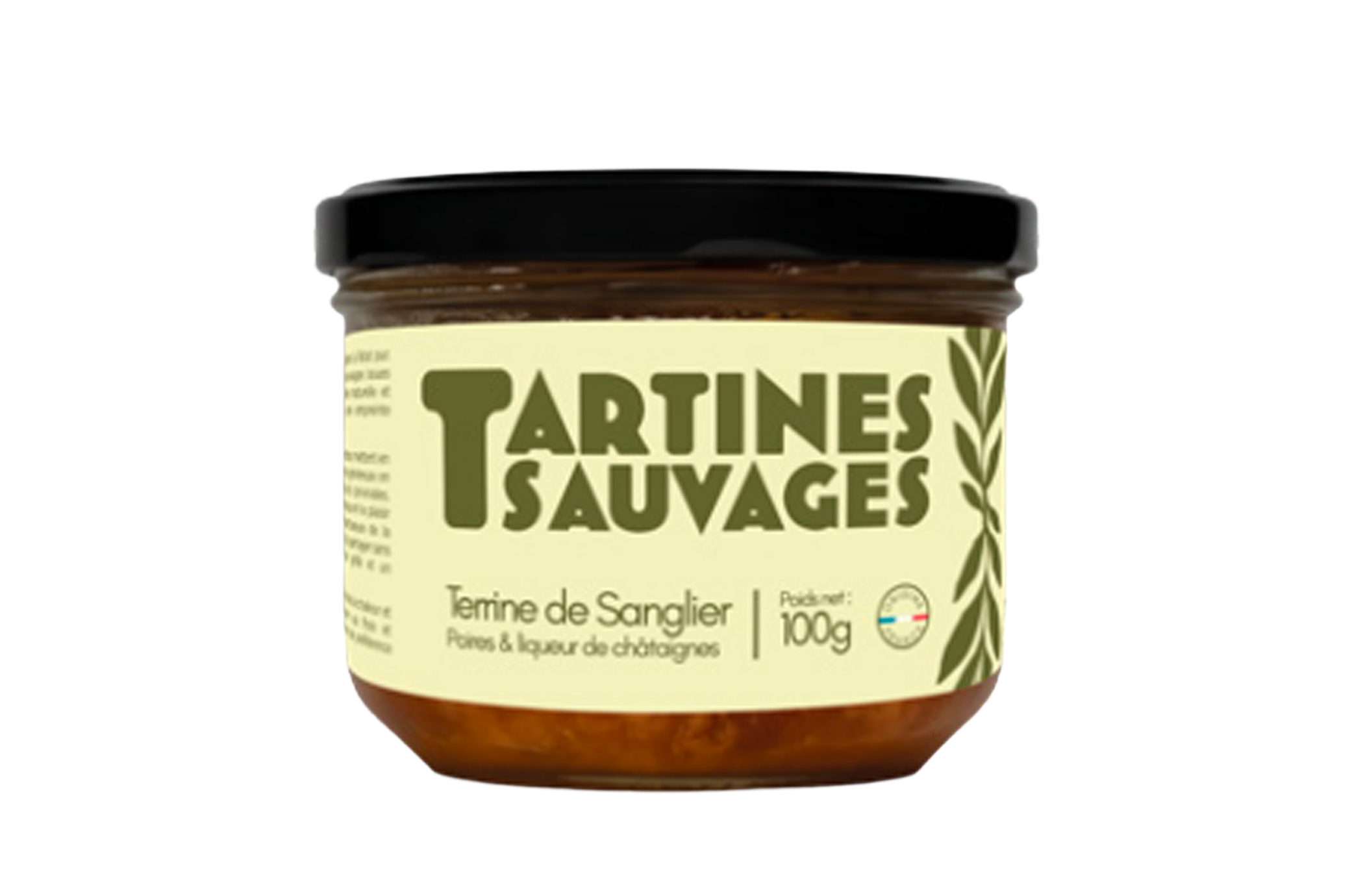 TERRINE DE SANGLIER POIRES ET LIQUEUR DE CHÂTAIGNES 100g