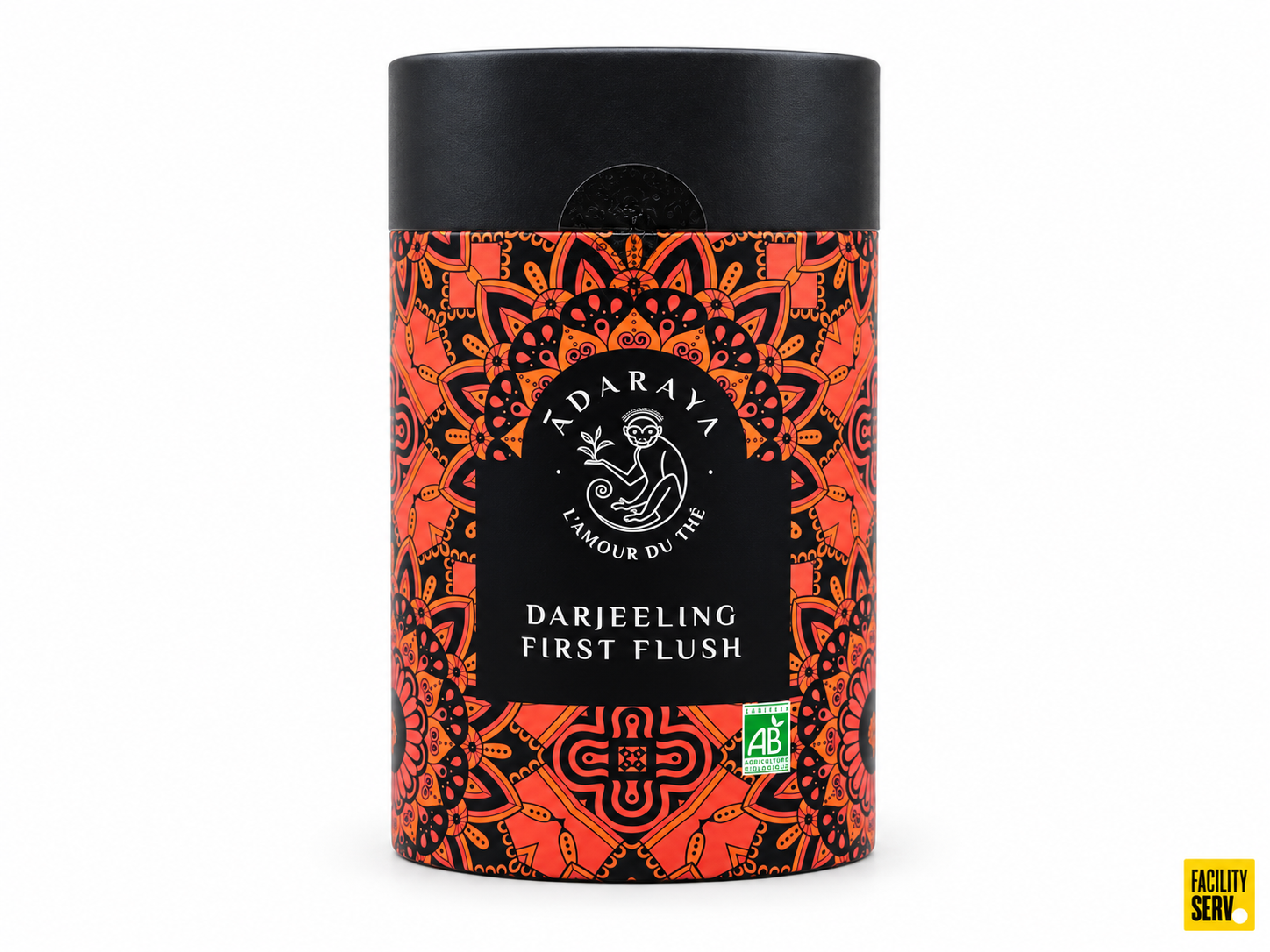 Thé noir Darjeeling First Flush bio — Boîte premium 100 g — Adaraya