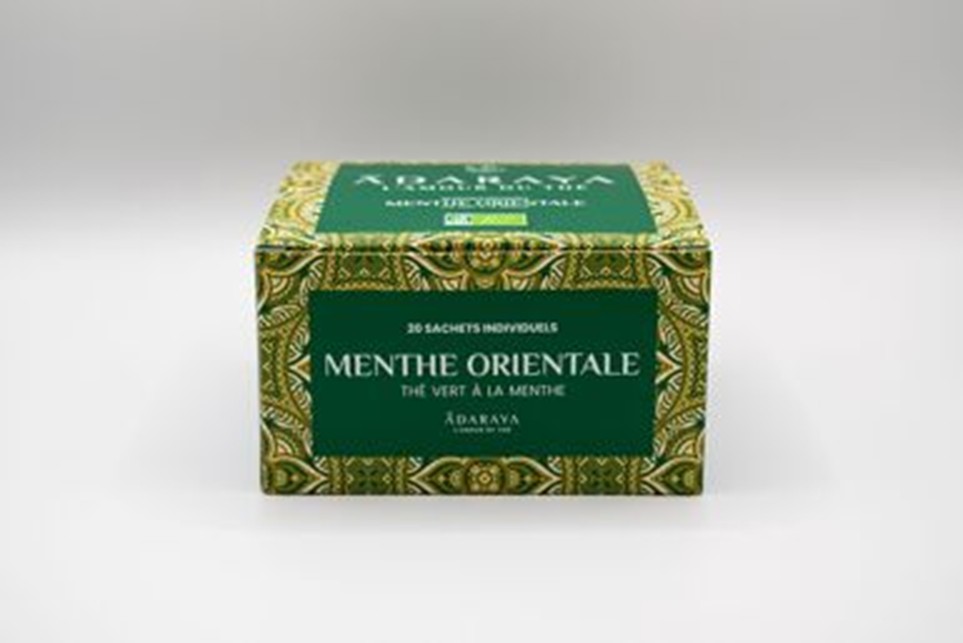 Thé vert Menthe Orientale boîte de 20 sachets individuels 50g