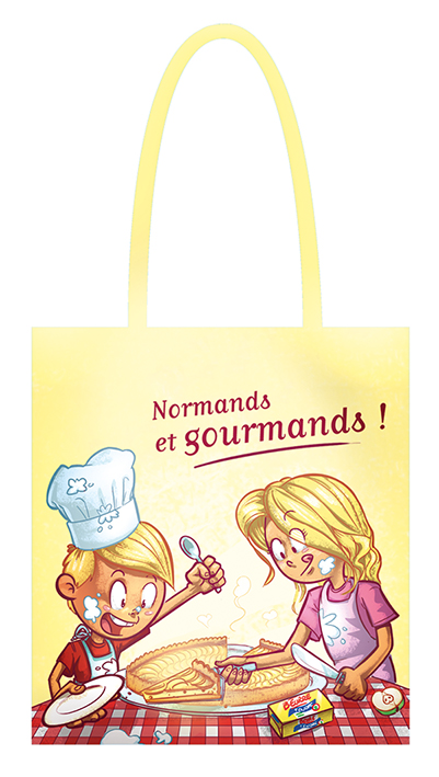 TOTE BAG Les P’tits Normands cuisinent au beurre