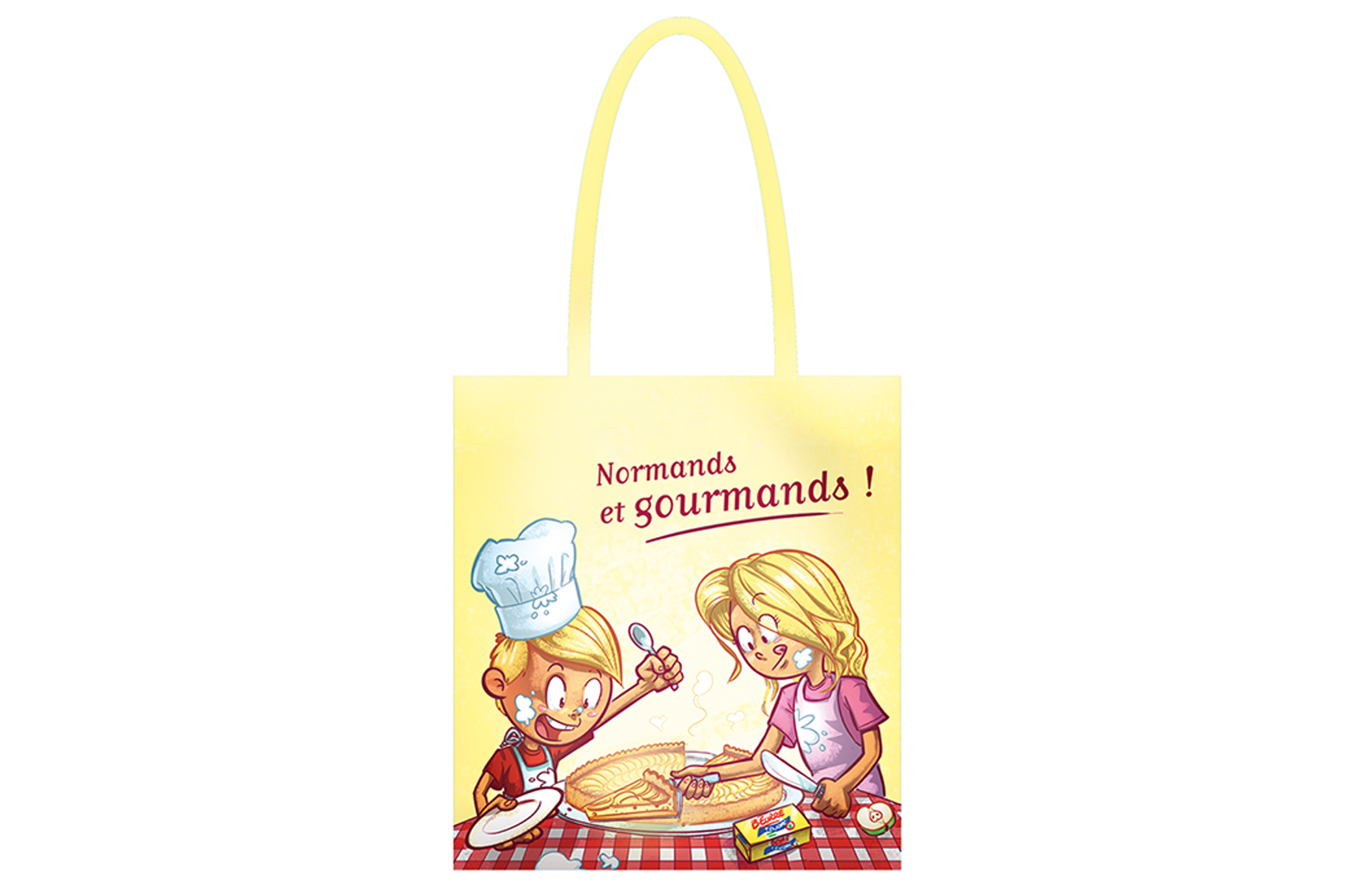 TOTE BAG Les P’tits Normands cuisinent au beurre