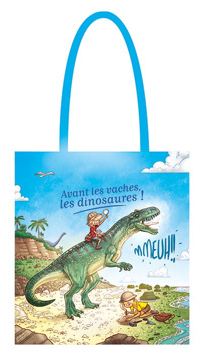 TOTE BAG Les P’tits Normands sur les traces des dinausaures