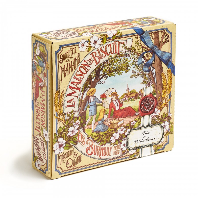 Trio de petits cœurs "Fête des mères" - La Maison du Biscuit