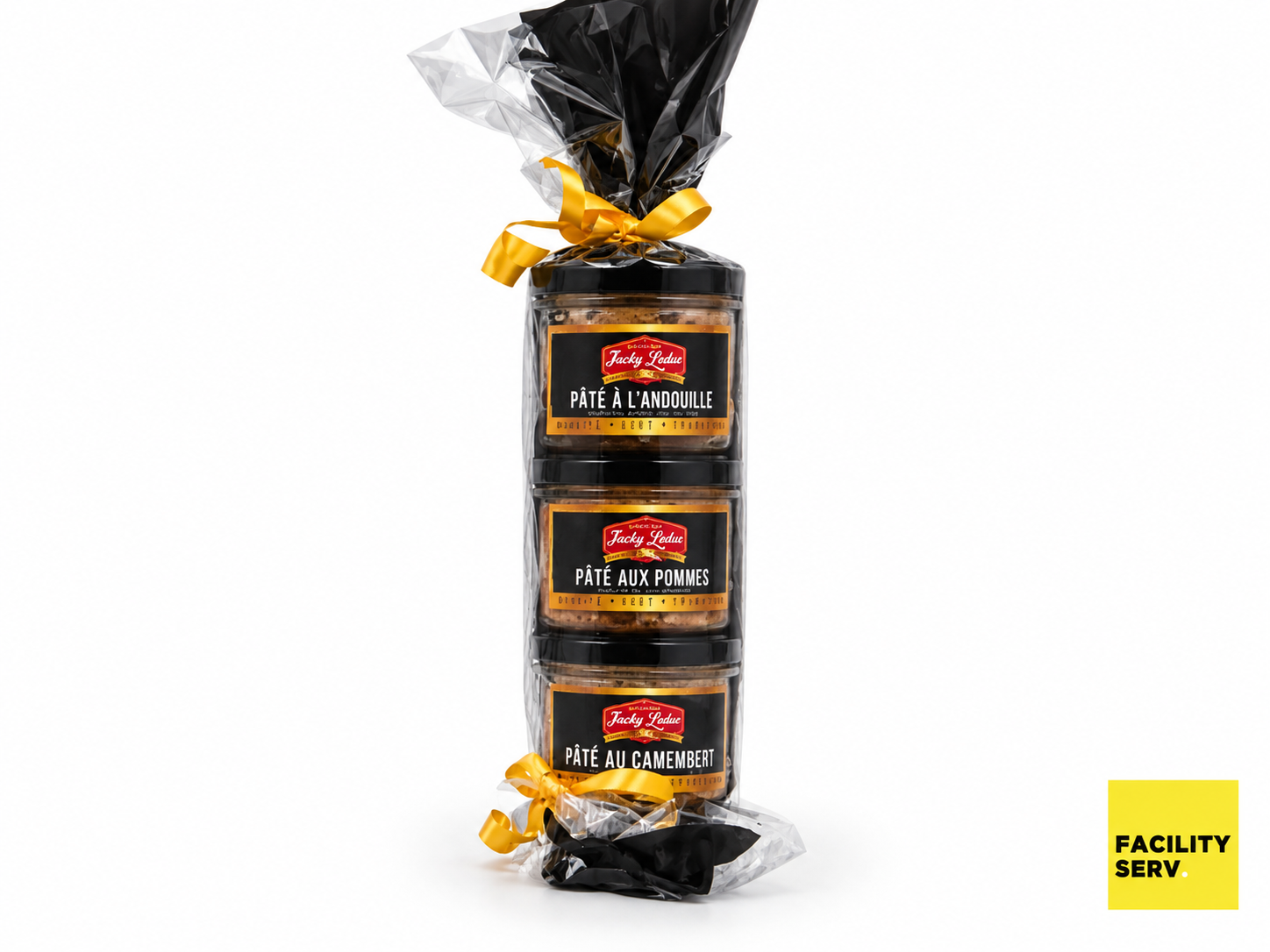 Trio normand Jacky Leduc – Pâtés à l’andouille, au camembert et aux pommes – 3 × 90 g