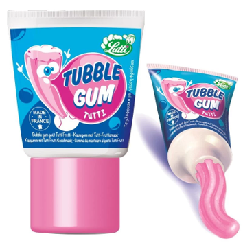 Tubble Gum Tutti – Chewing-Gum en Tube – Lutti
