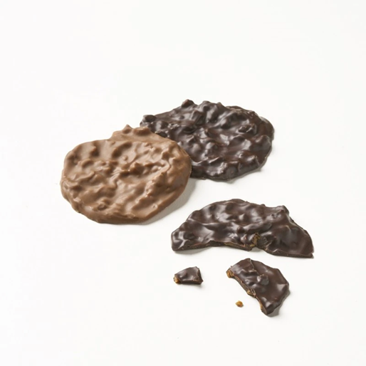 🍫 Tuiles chocolat caramel panaché lait & noir 170g – La Maison du Biscuit