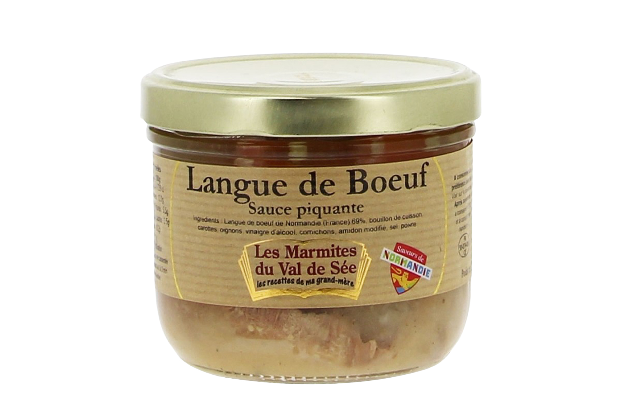 VAL DE SEE - Langue de Boeuf sauce piquante 380g