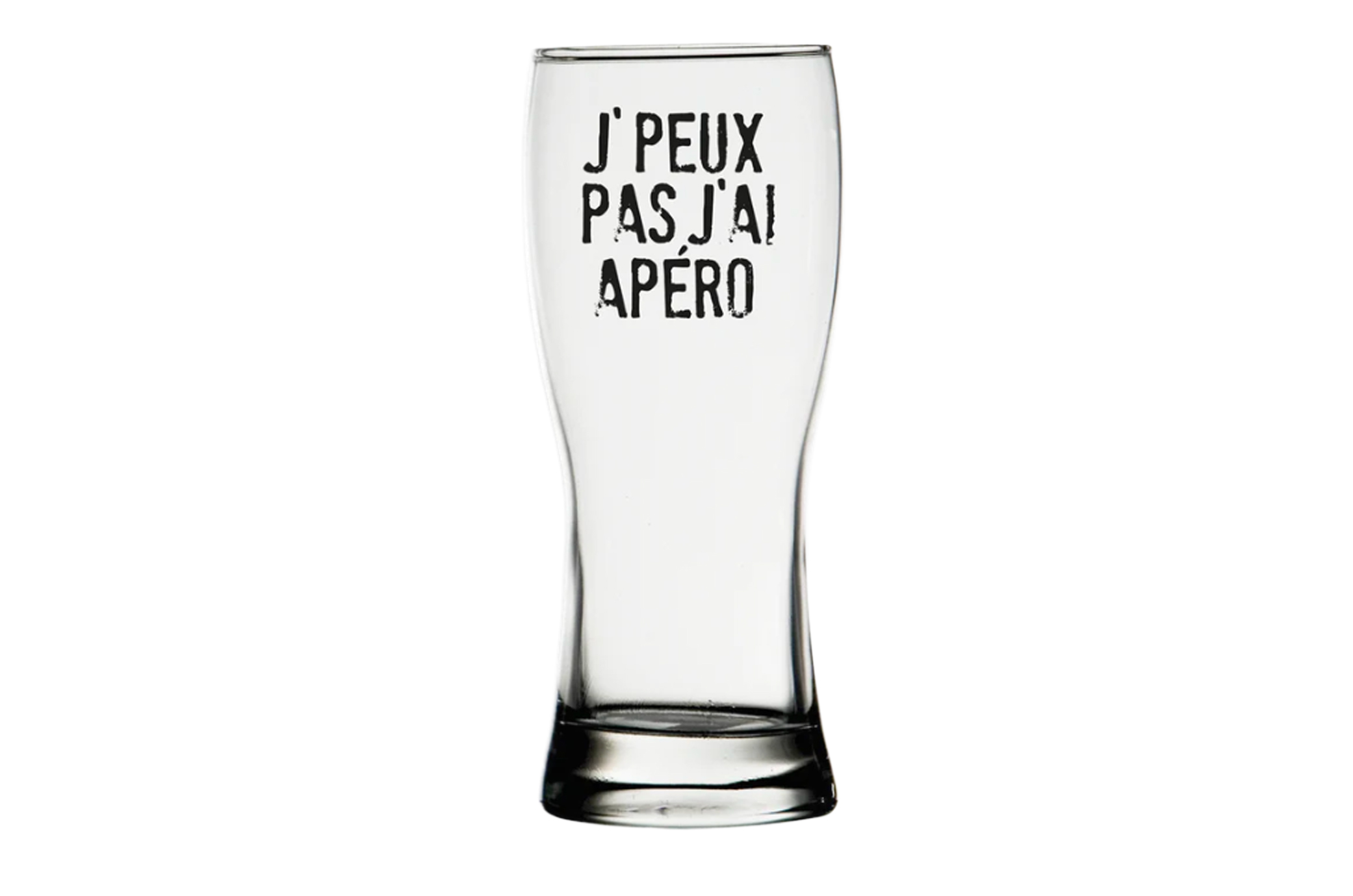 🍺😄 Verre à Bière « J'Peux Pas, J'Ai Apéro » – 45 cl