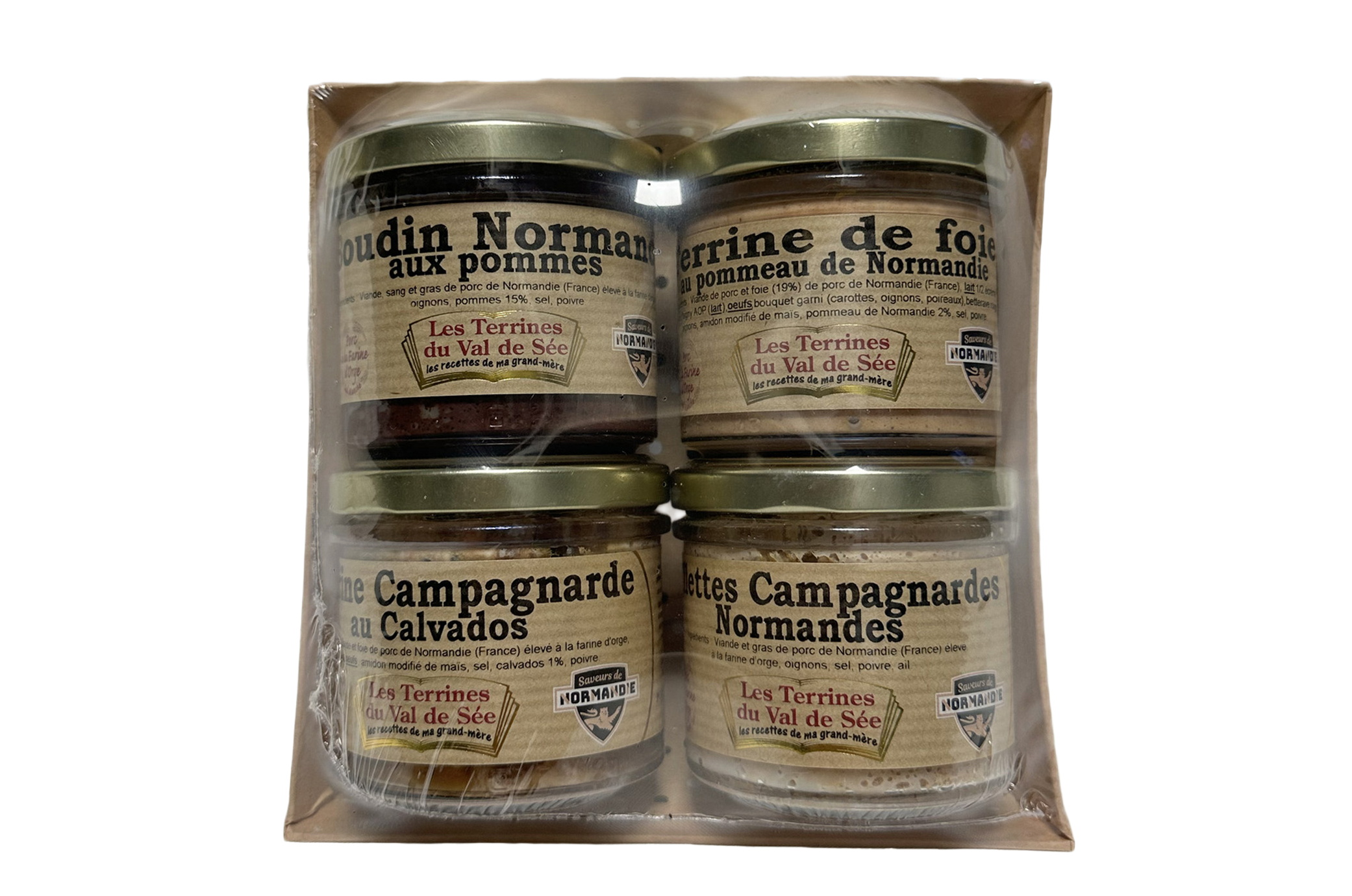 Verrines Apéro 4x90g - Les terrines du Val de See
