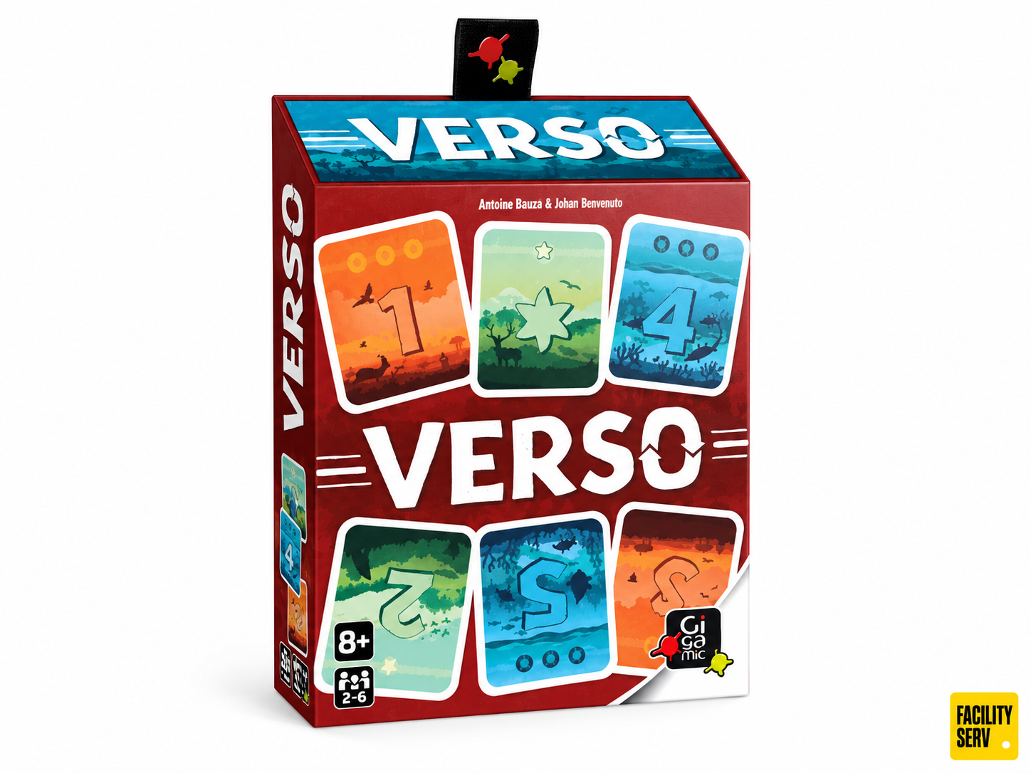 Verso — Jeu de cartes de collection et de stratégie — Gigamic