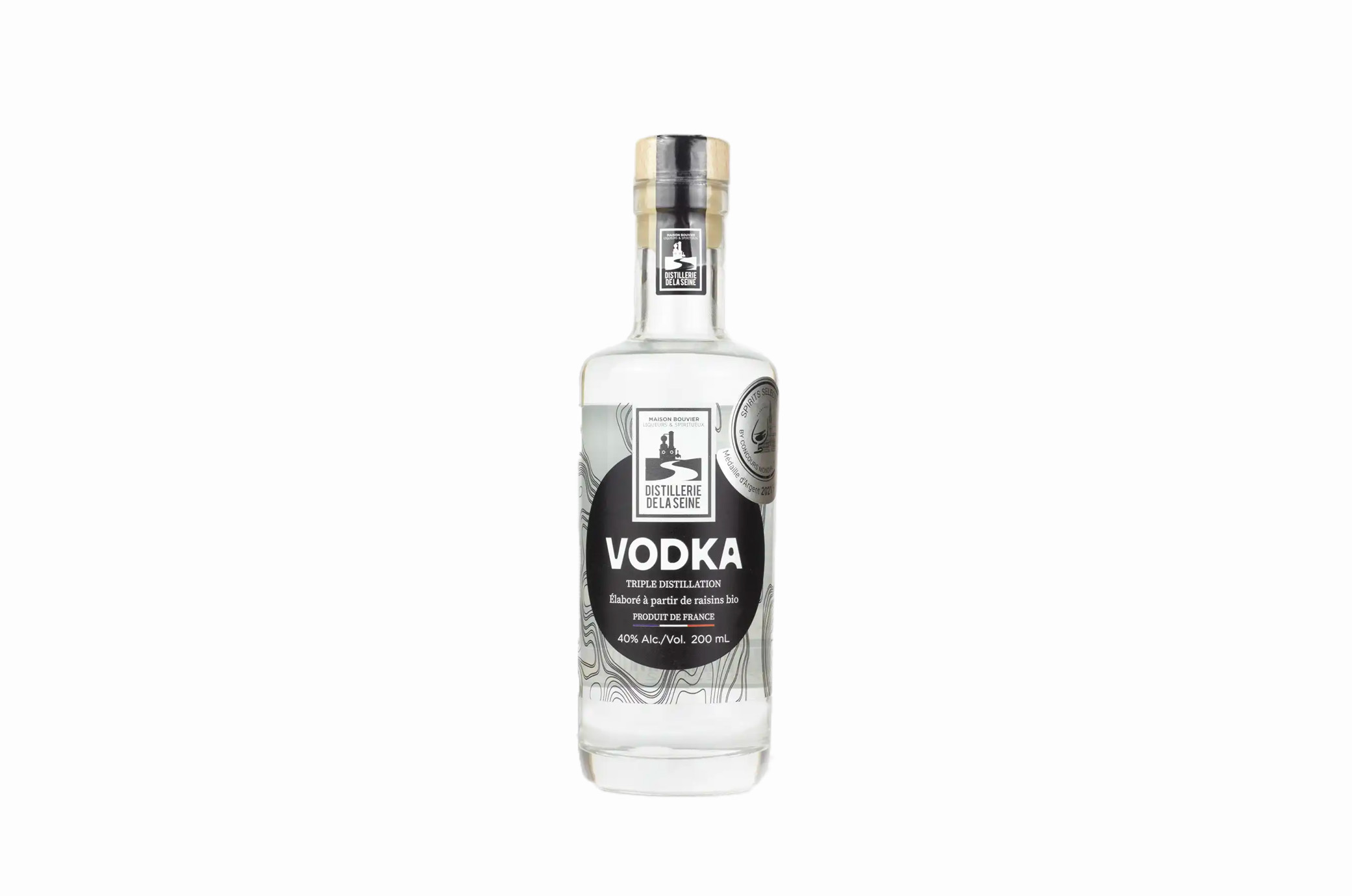 Vodka Vinique Bio - Triple distillation 20CL