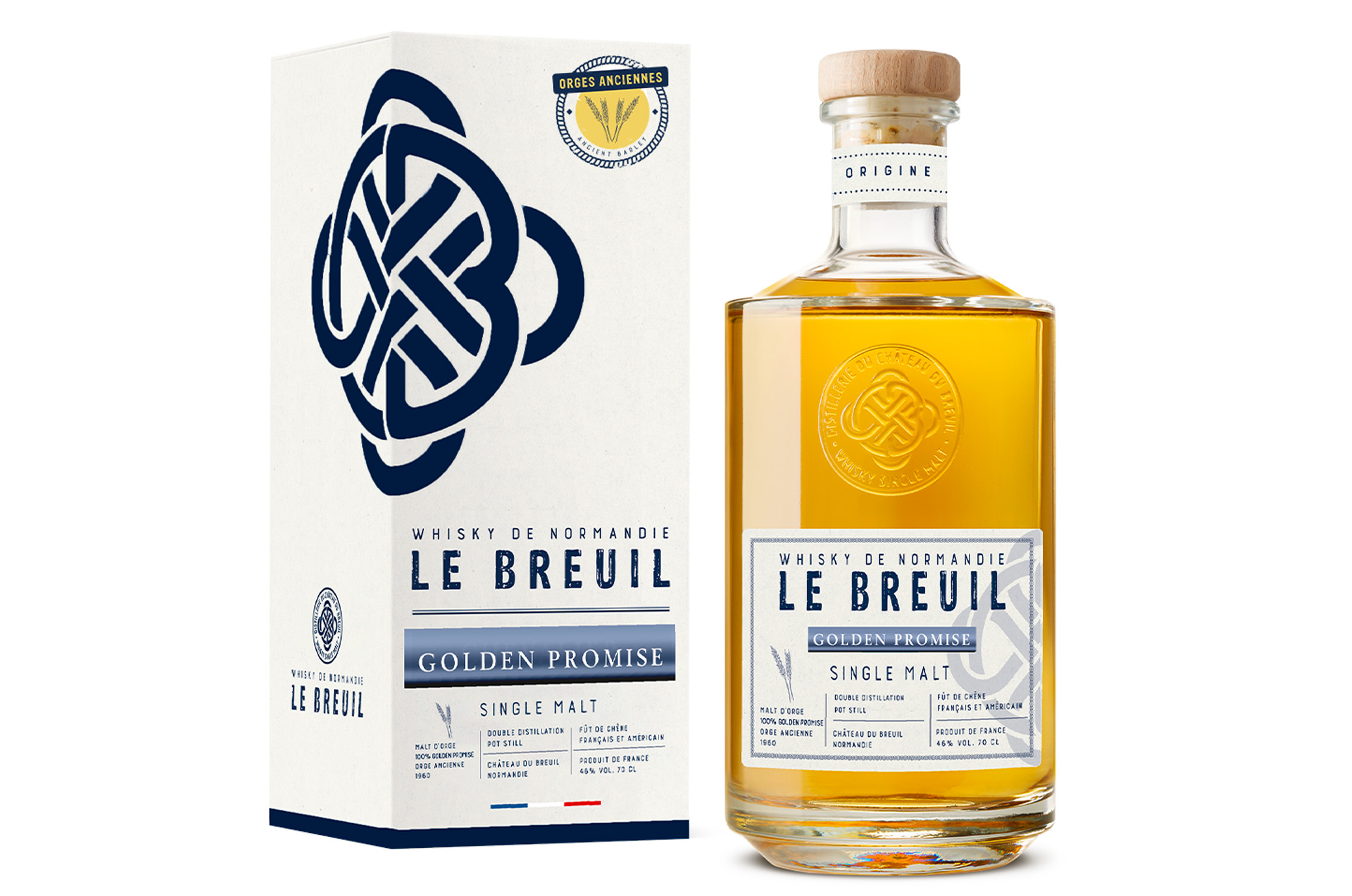 Whisky Le Breuil — Golden Promise (Origine) 70CL