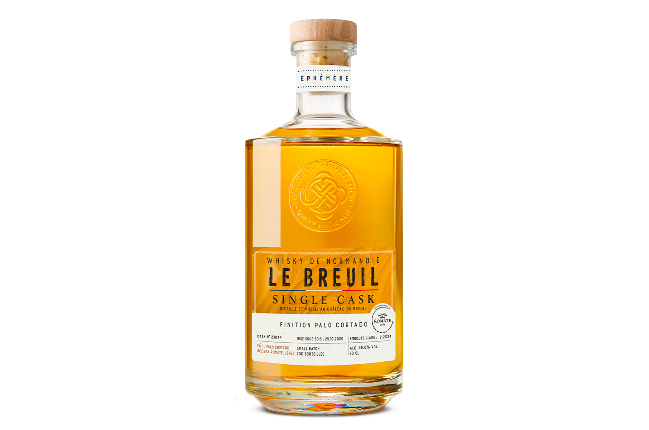 Whisky Le Breuil — Single Cask Finition Palo Cortado fût n°23041 – 70cl Château du Breuil