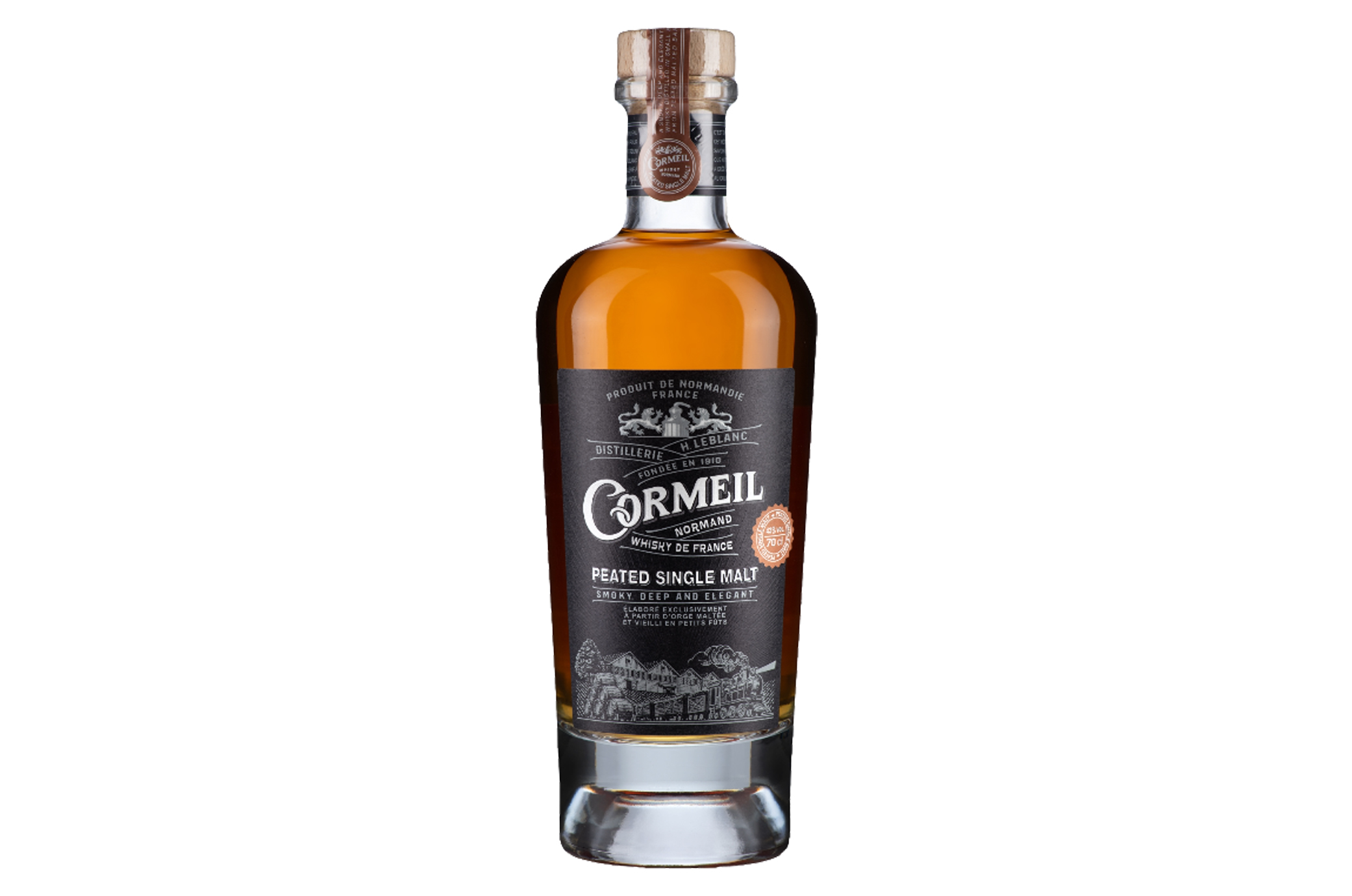 Whisky Single Malt Tourbé BUSNEL – 70 cl