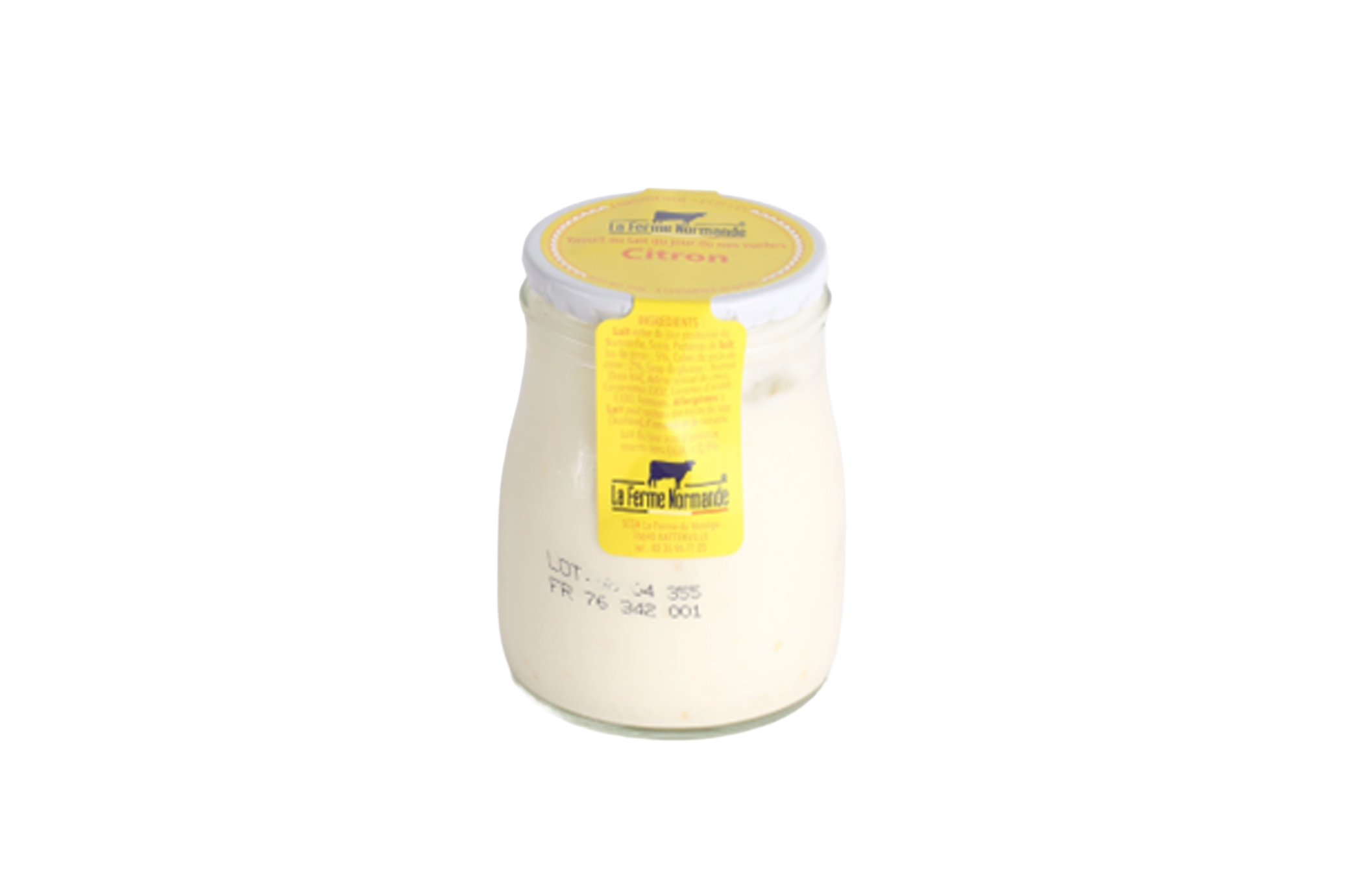 Yaourt de la ferme 180g - Citron - Ferme du manège