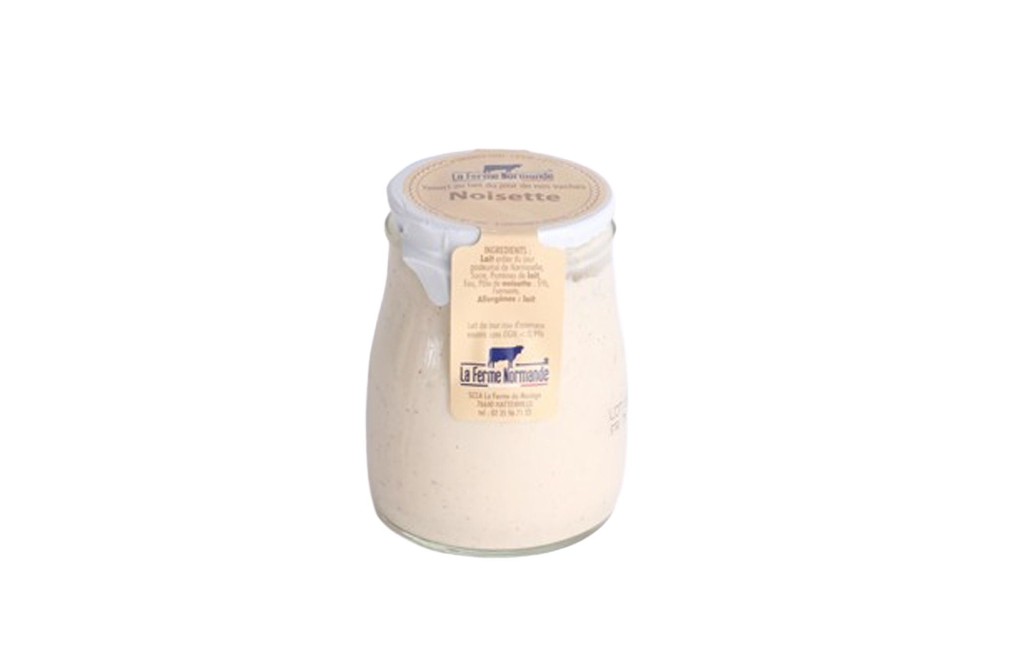 Yaourt de la ferme 180g - Noisette - Ferme du manège