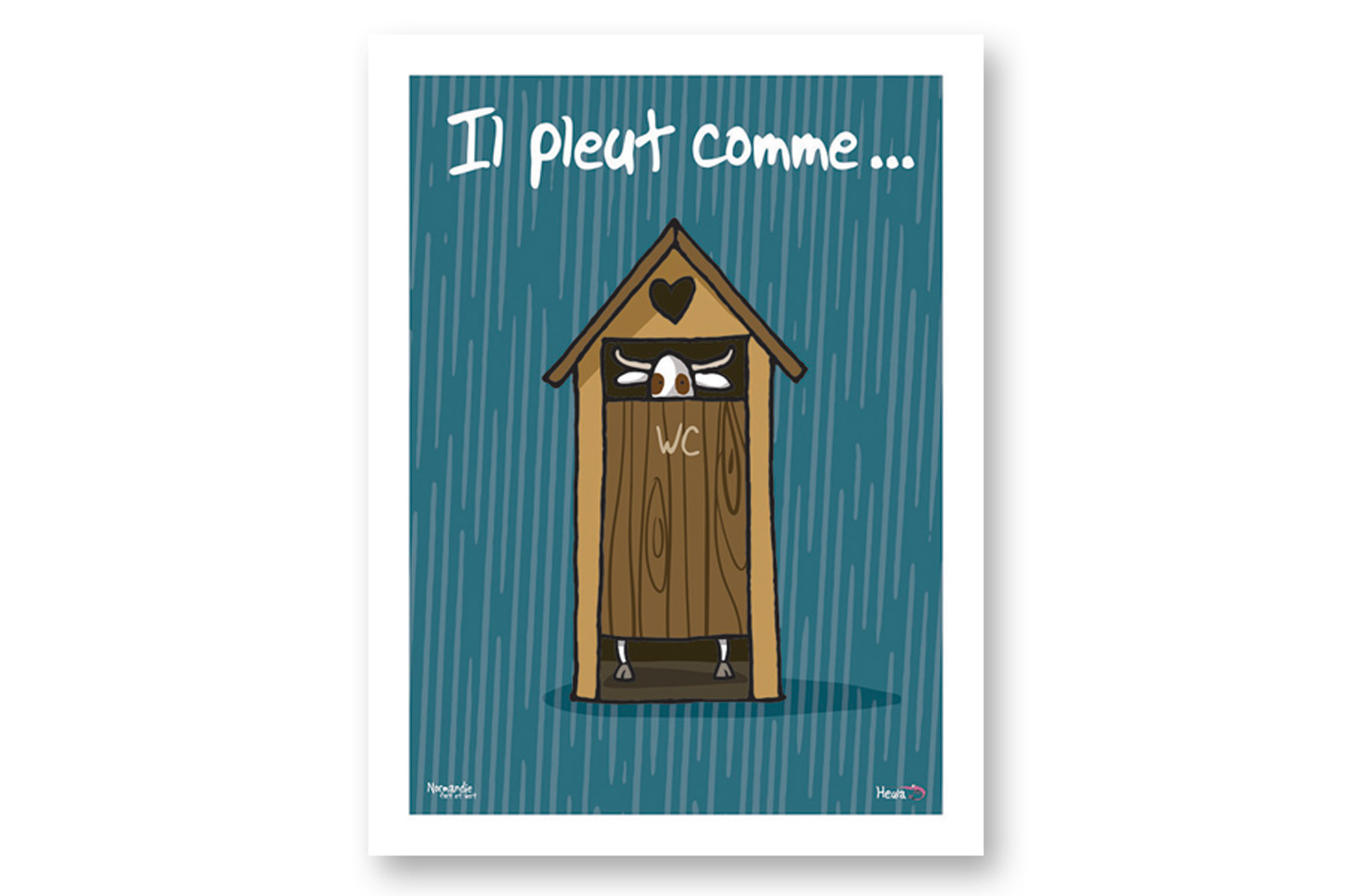 Affiche "Il pleut comme..."