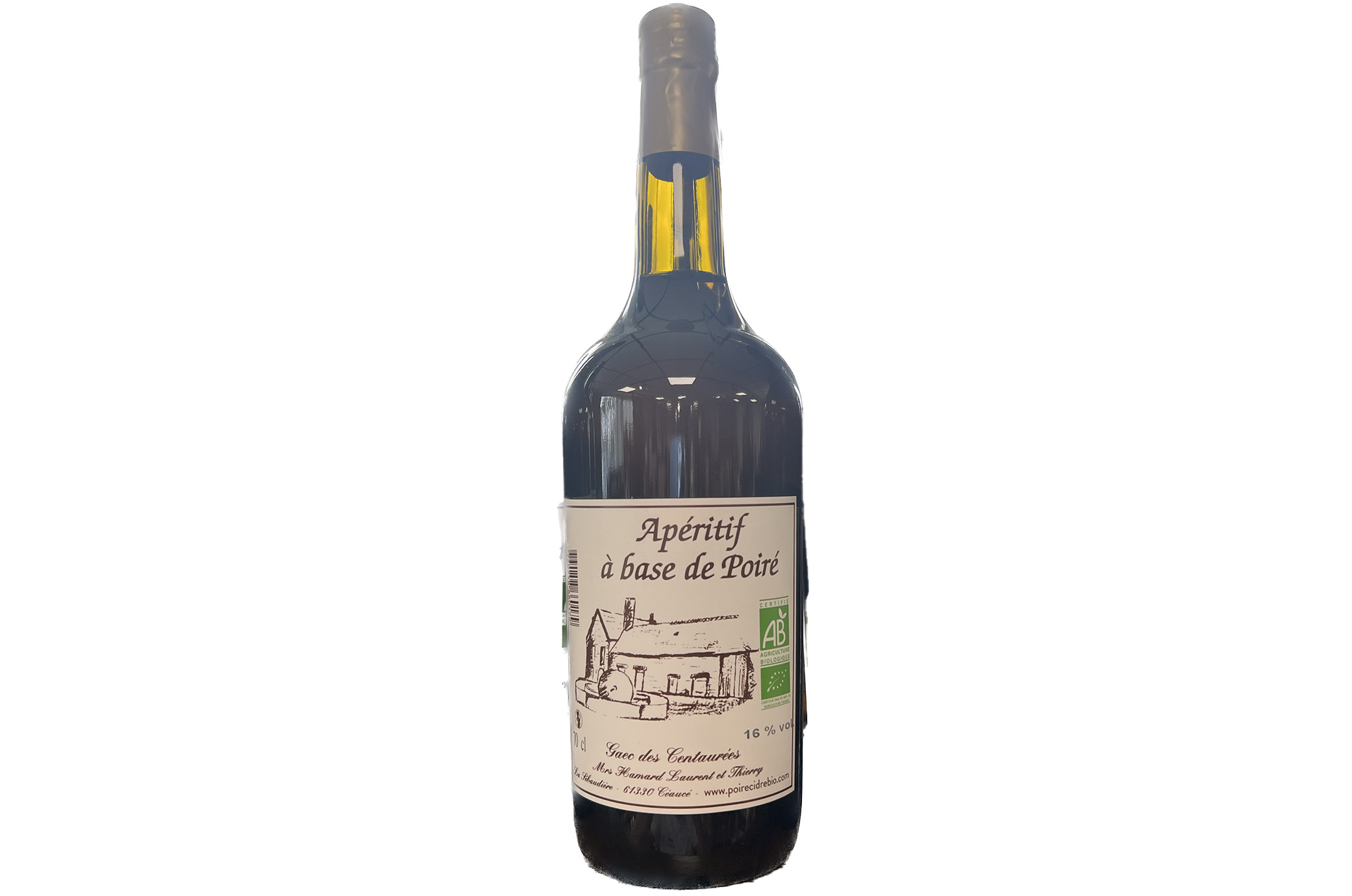 Apéritif à Base de Poiré BIO – 75 cl – GAEC des Centaurées