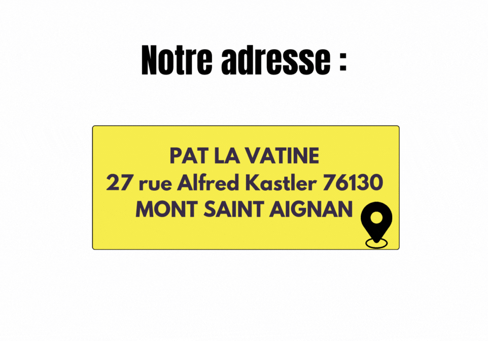 notre adresse