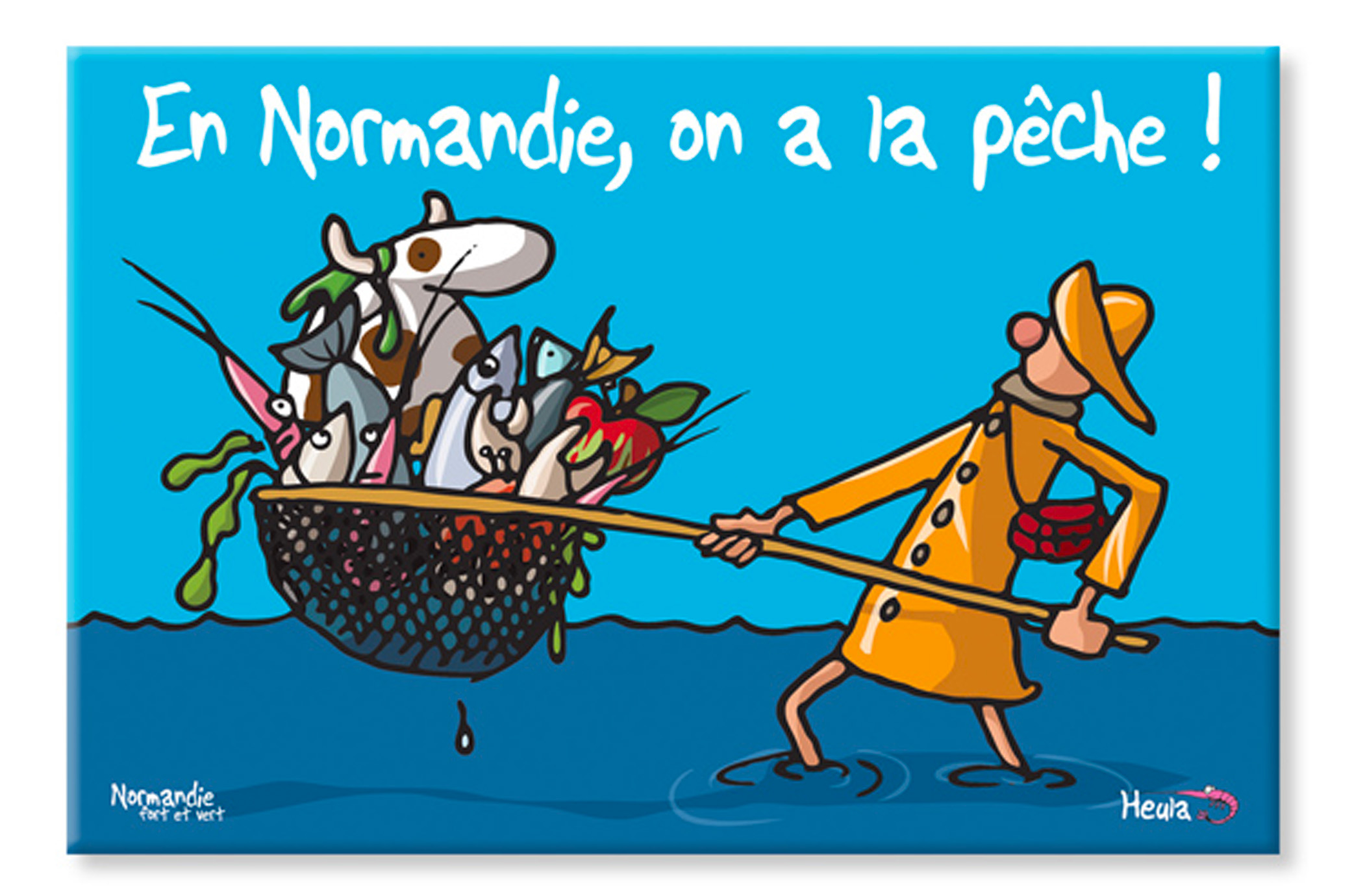 Planche à découper "On a la pêche"