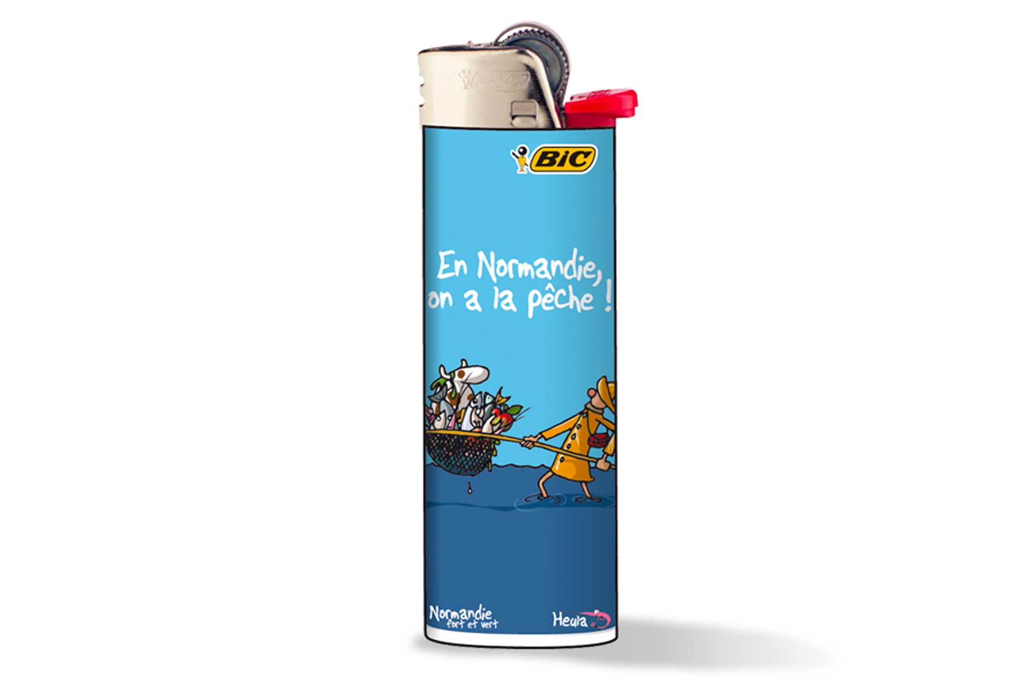 Briquet "BIC On a la pêche"