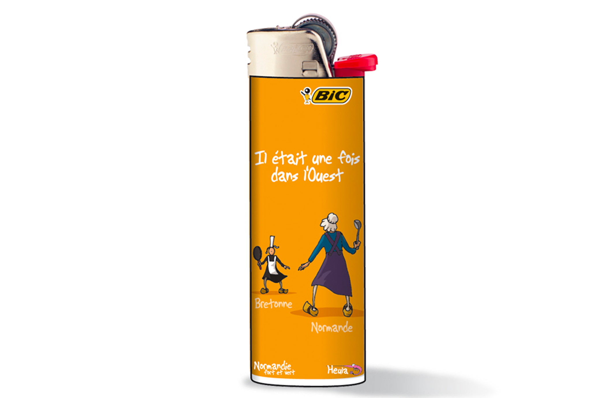 Briquet  "BIC Une fois dans l'Ouest"