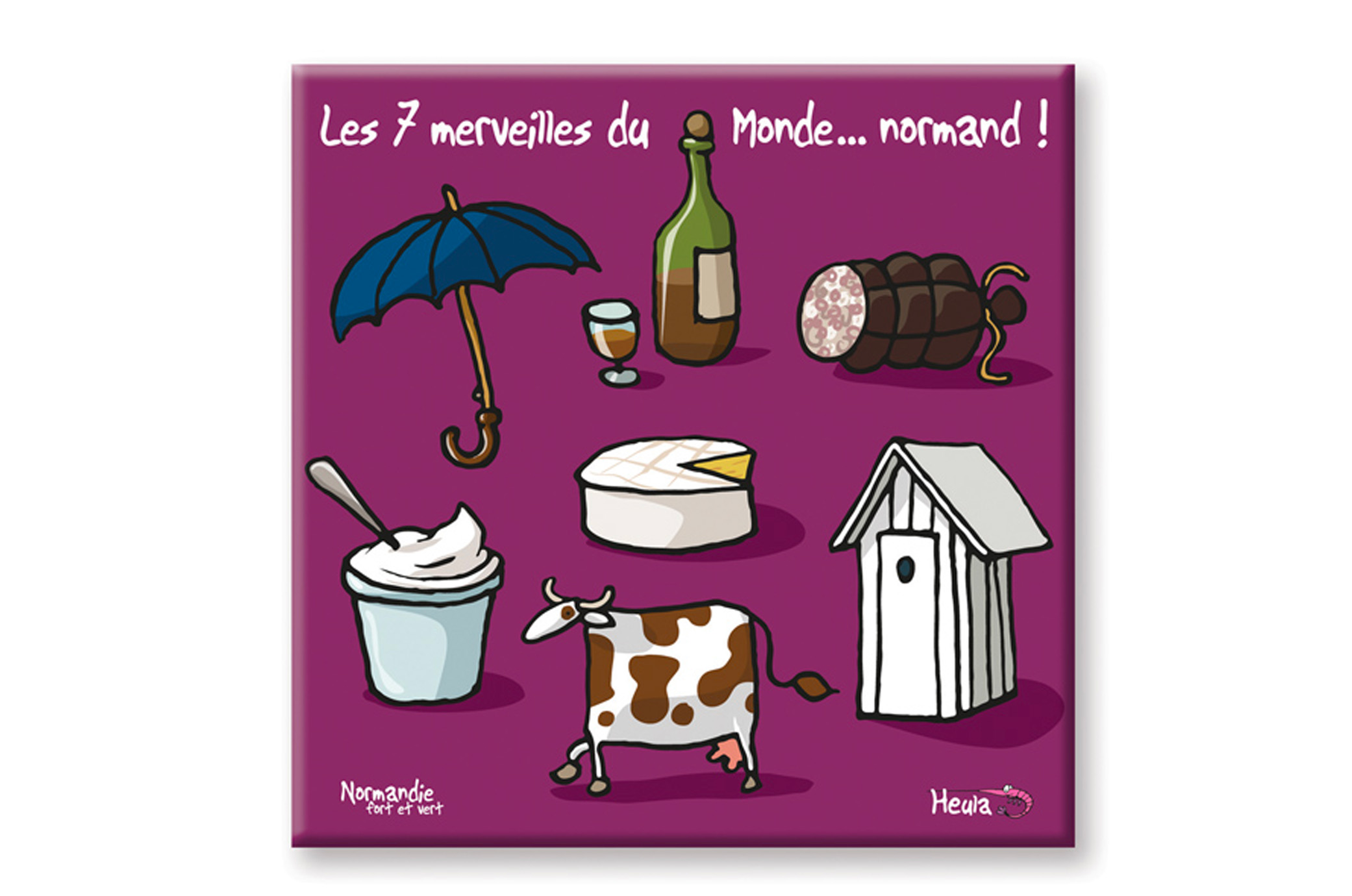 Dessous de plat "7 merveilles"