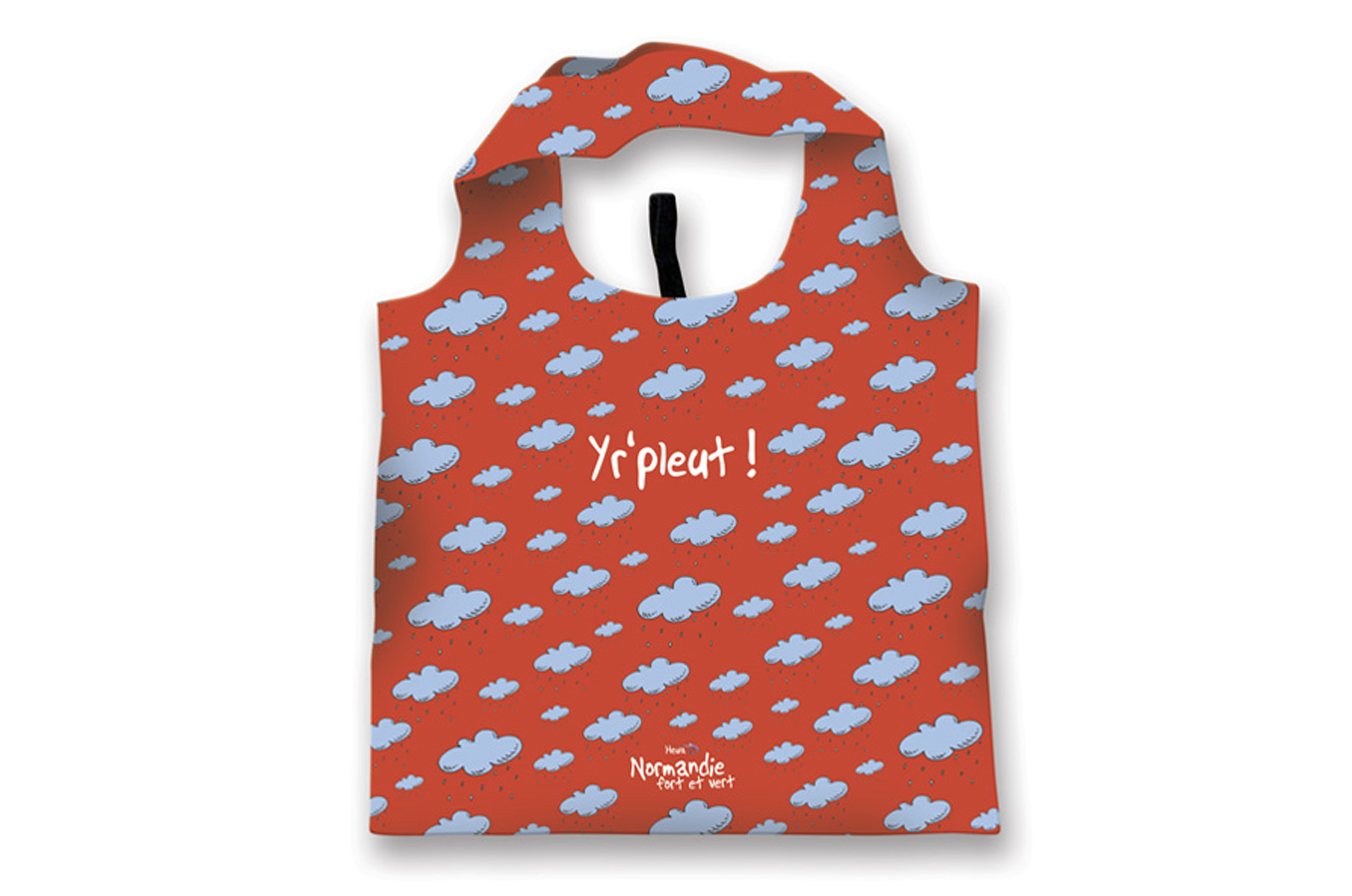 Sac réutilisable et pliable Heula "Yr'pleut"