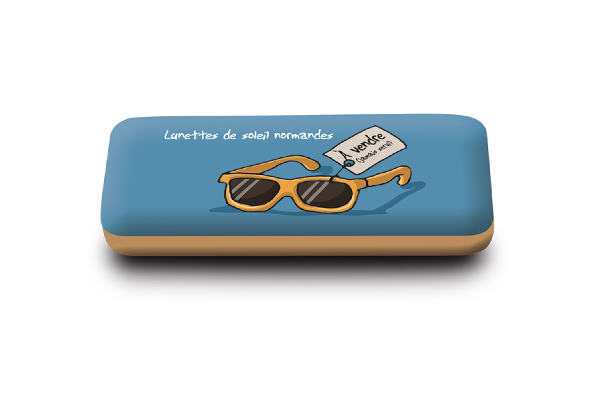 Boitier lunettes "Lunettes de soleil Normandes"