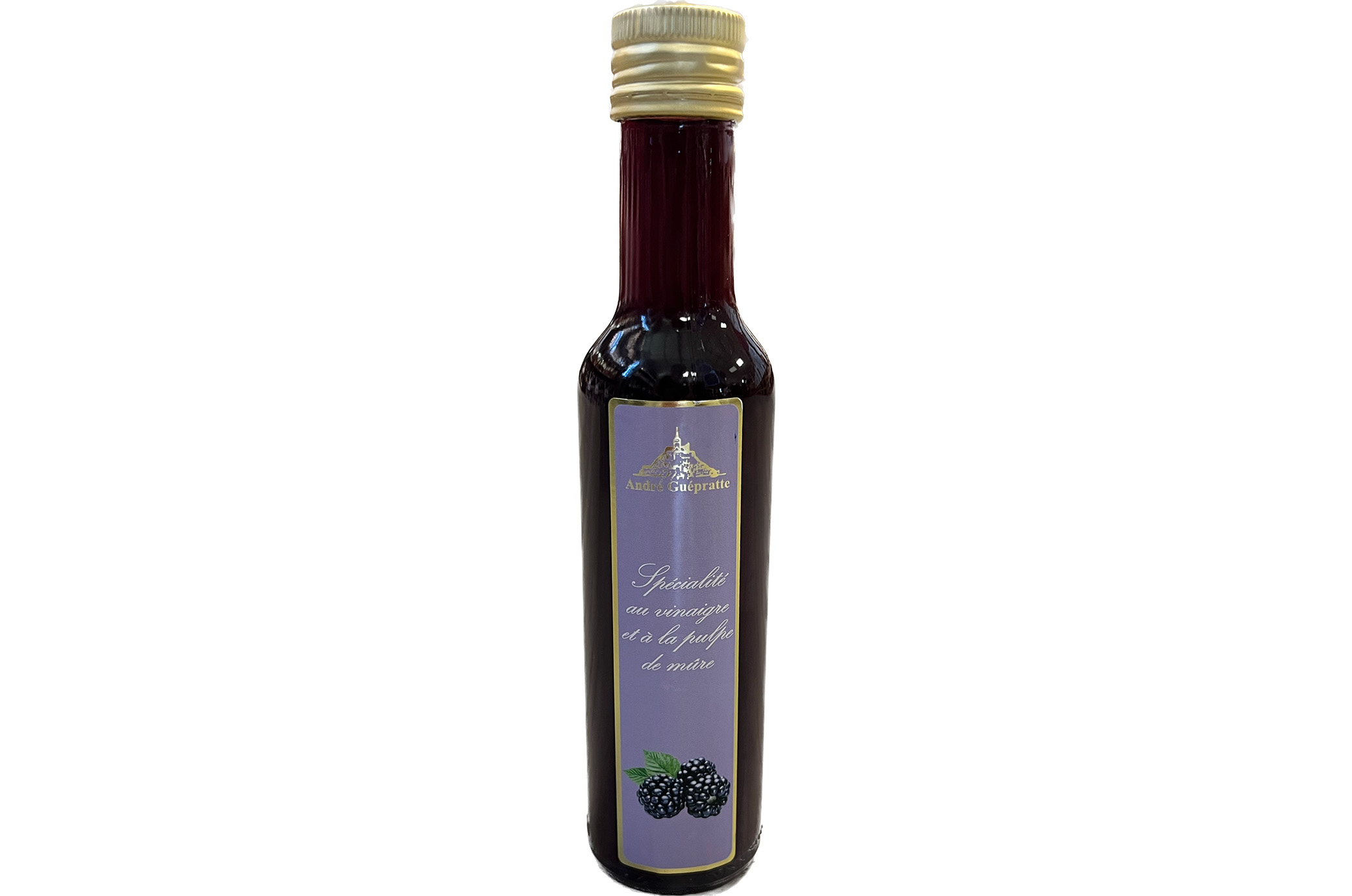 Vinaigre à la Pulpe de Mûres 25cl – André Guepratte