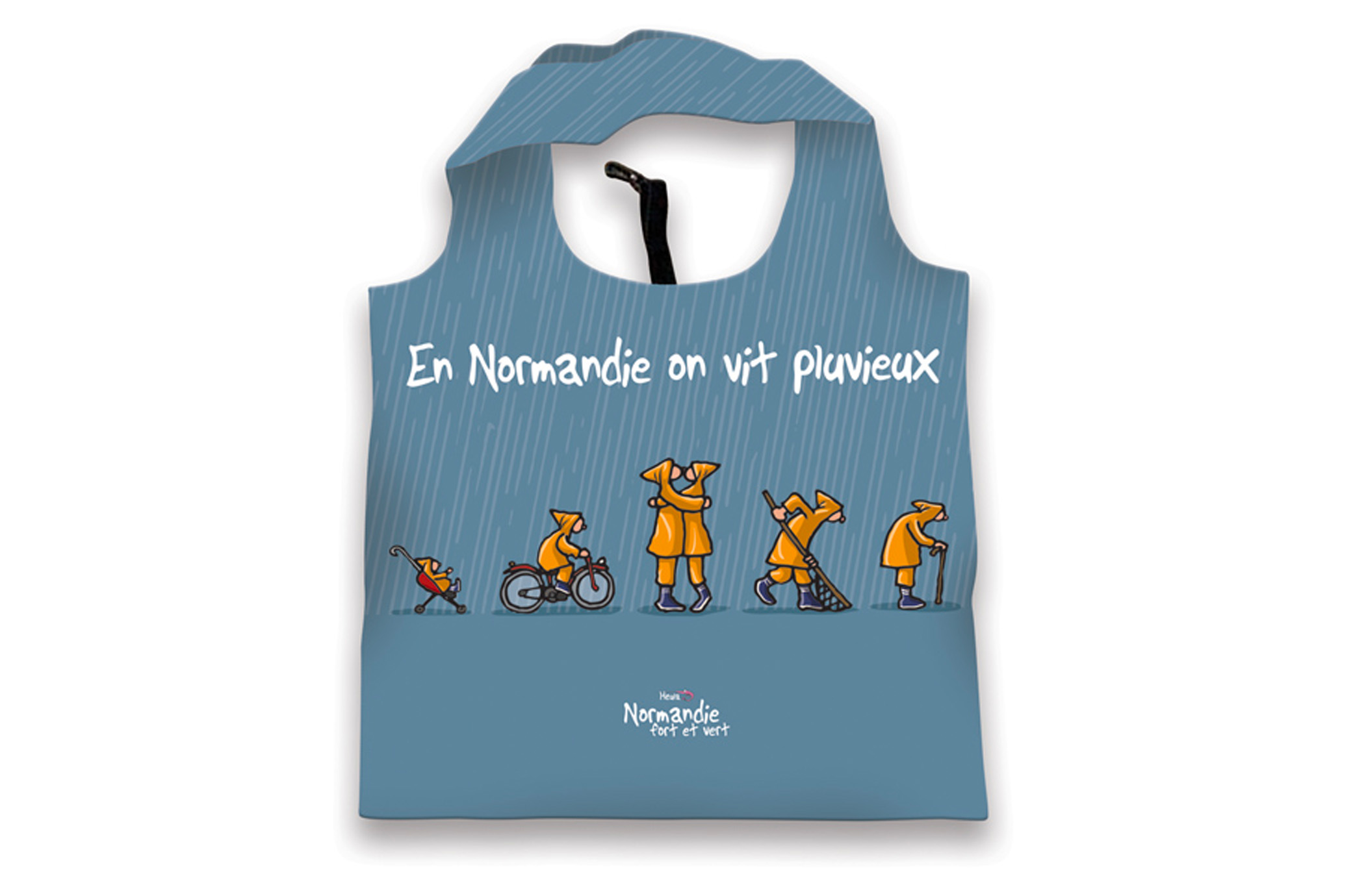 Sac réutilisable et pliable Heula "Pluvieux"