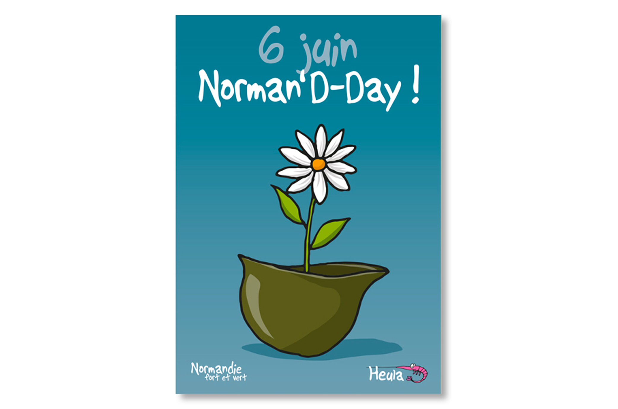 Carte Postale "DDAY Casque"