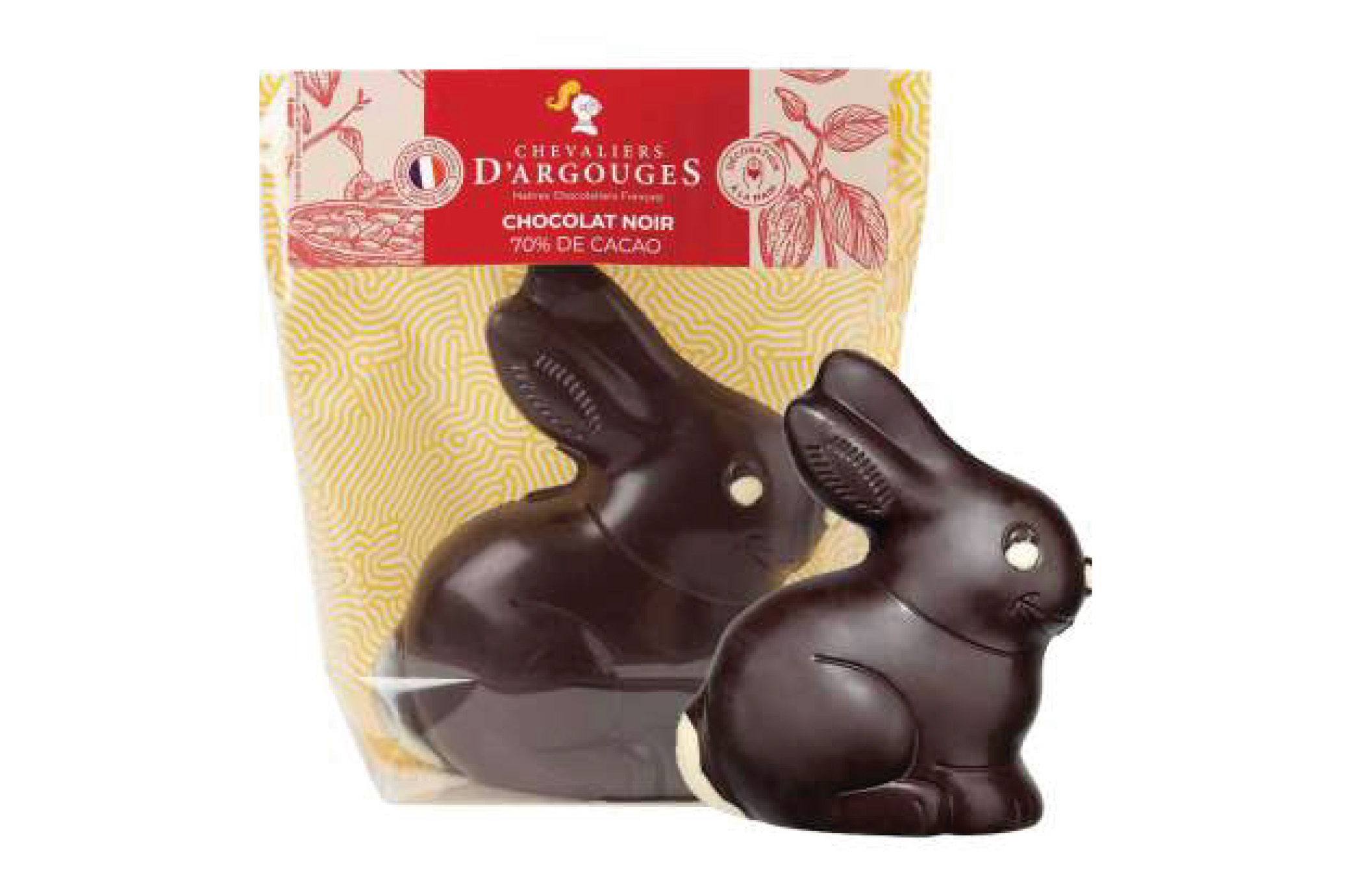SACHET LAPIN CHOCOLAT NOIR 115G