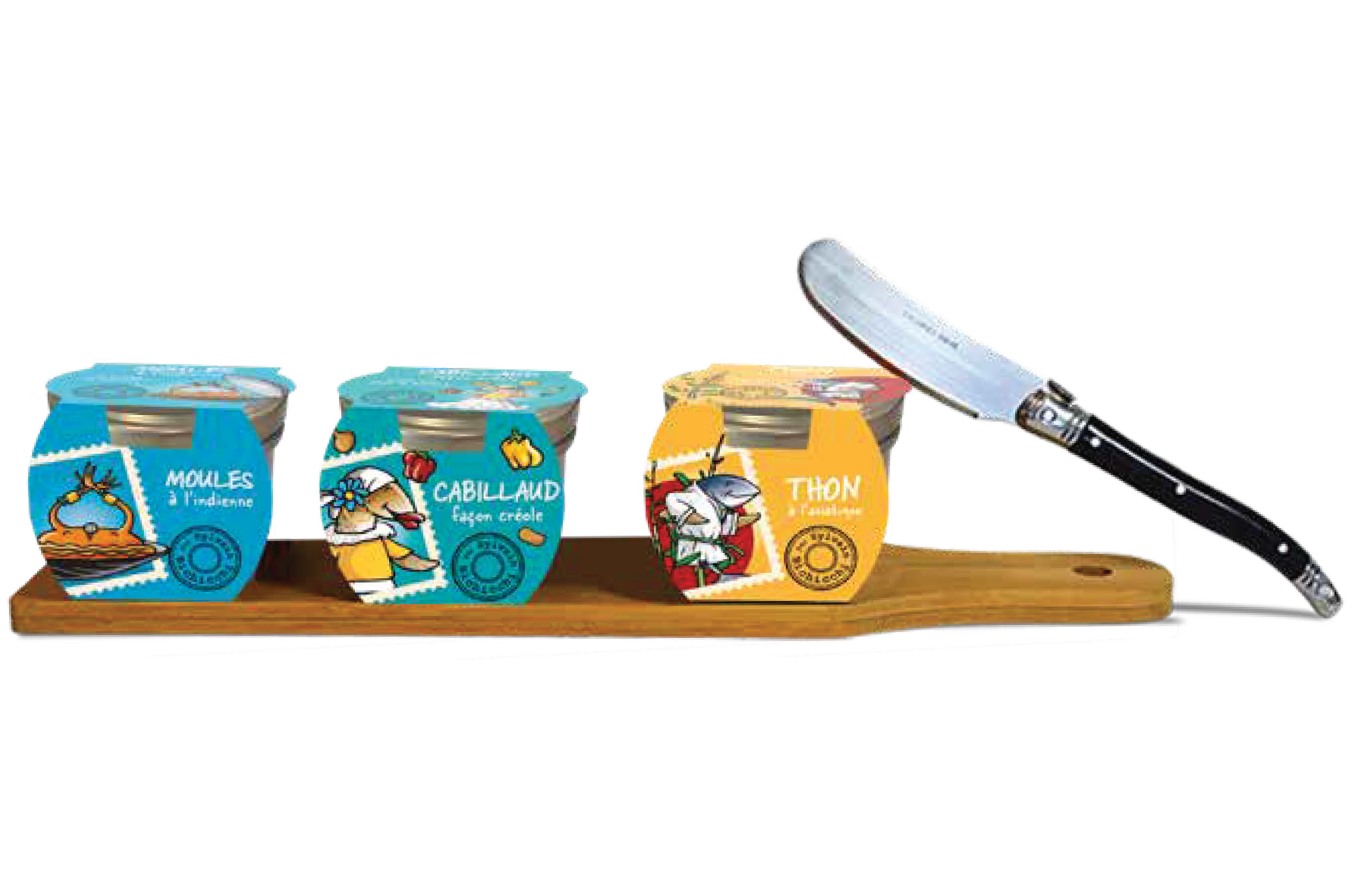 Planchette apéro moules / cabillaud / thon
