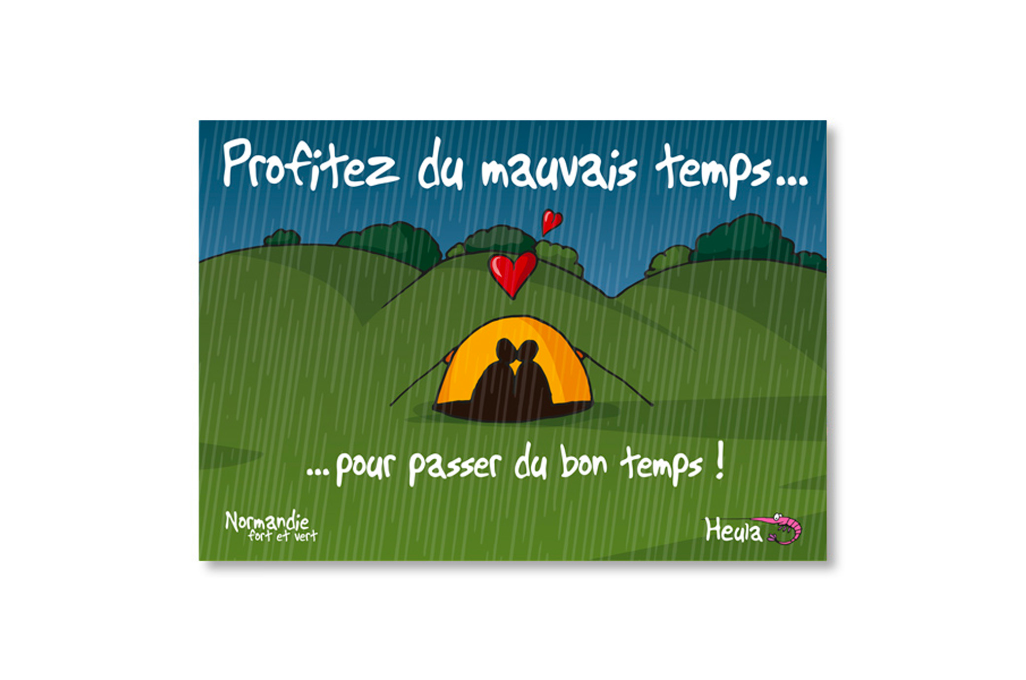 Carte postale "Bon Temps"
