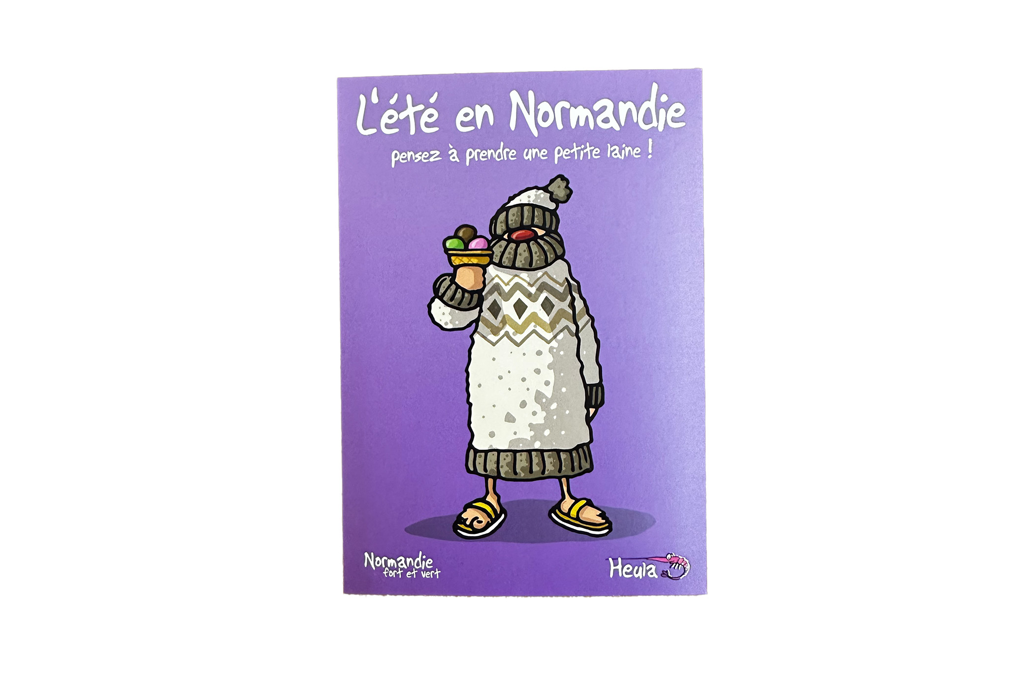 Carte postale "L'été en Normandie"