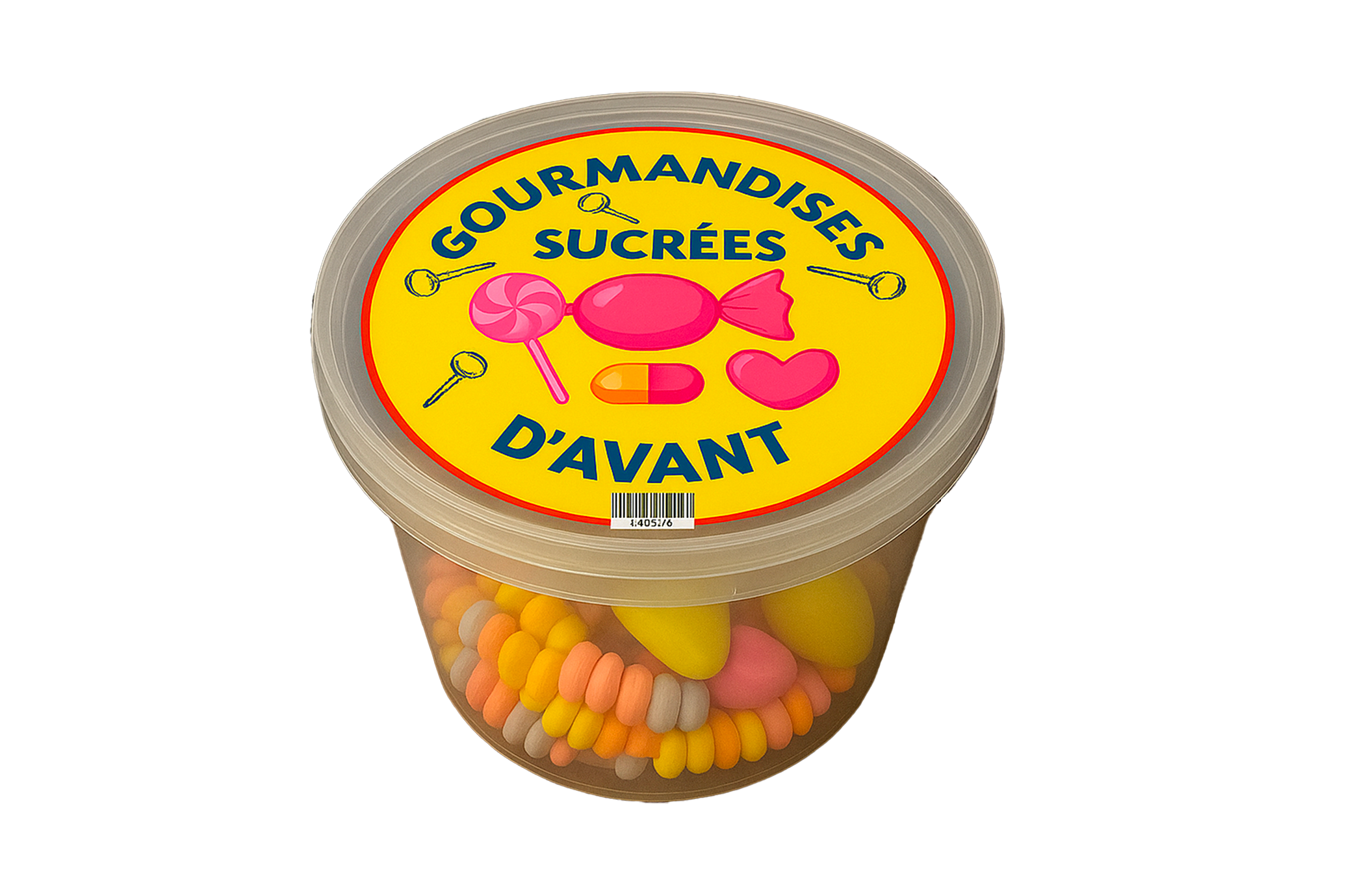 Seau gourmandises sucrées d'avant 160g