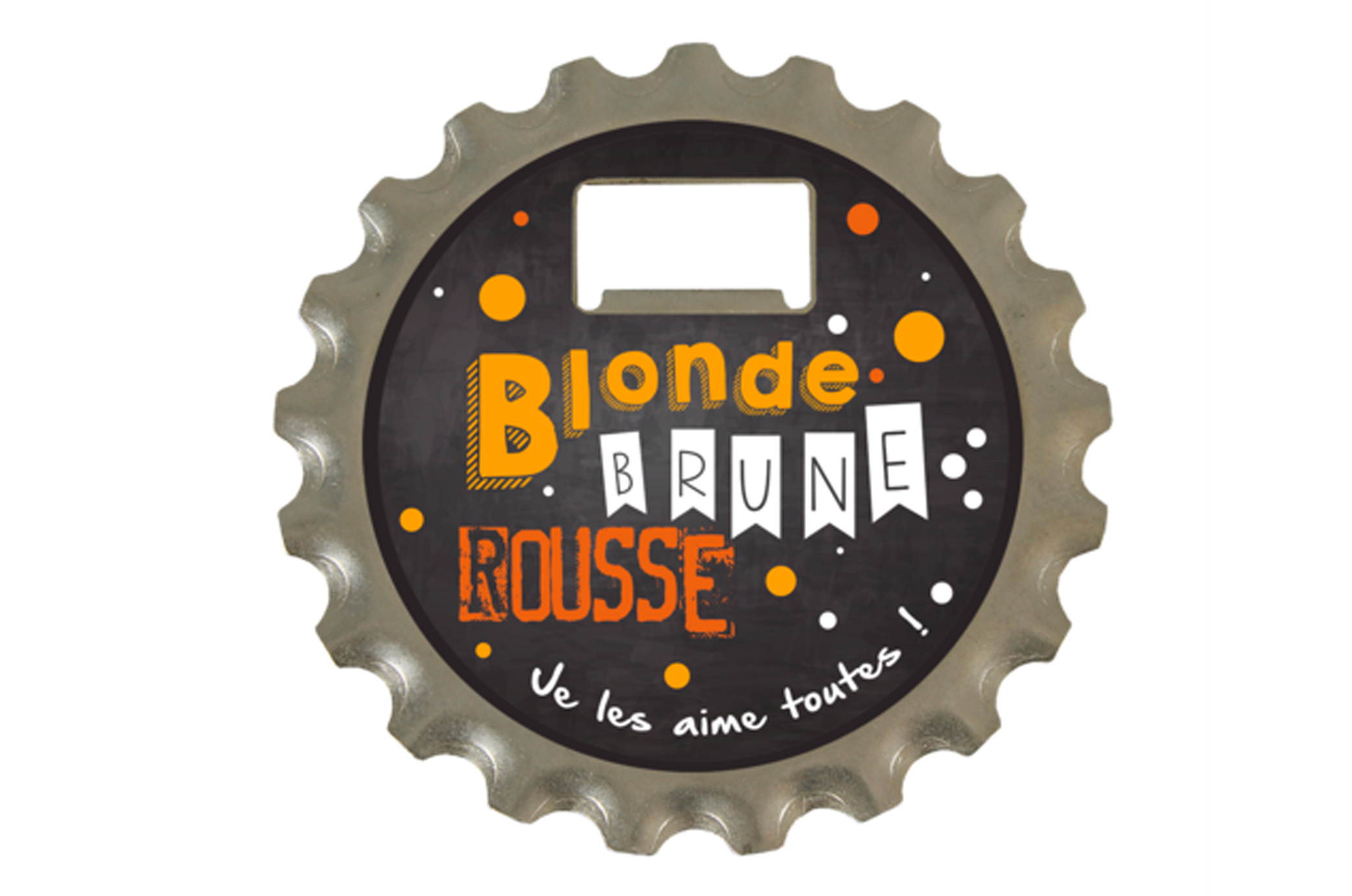 Décapsuleur 3 en 1 Marcus métal - Blonde Brune Rousse...