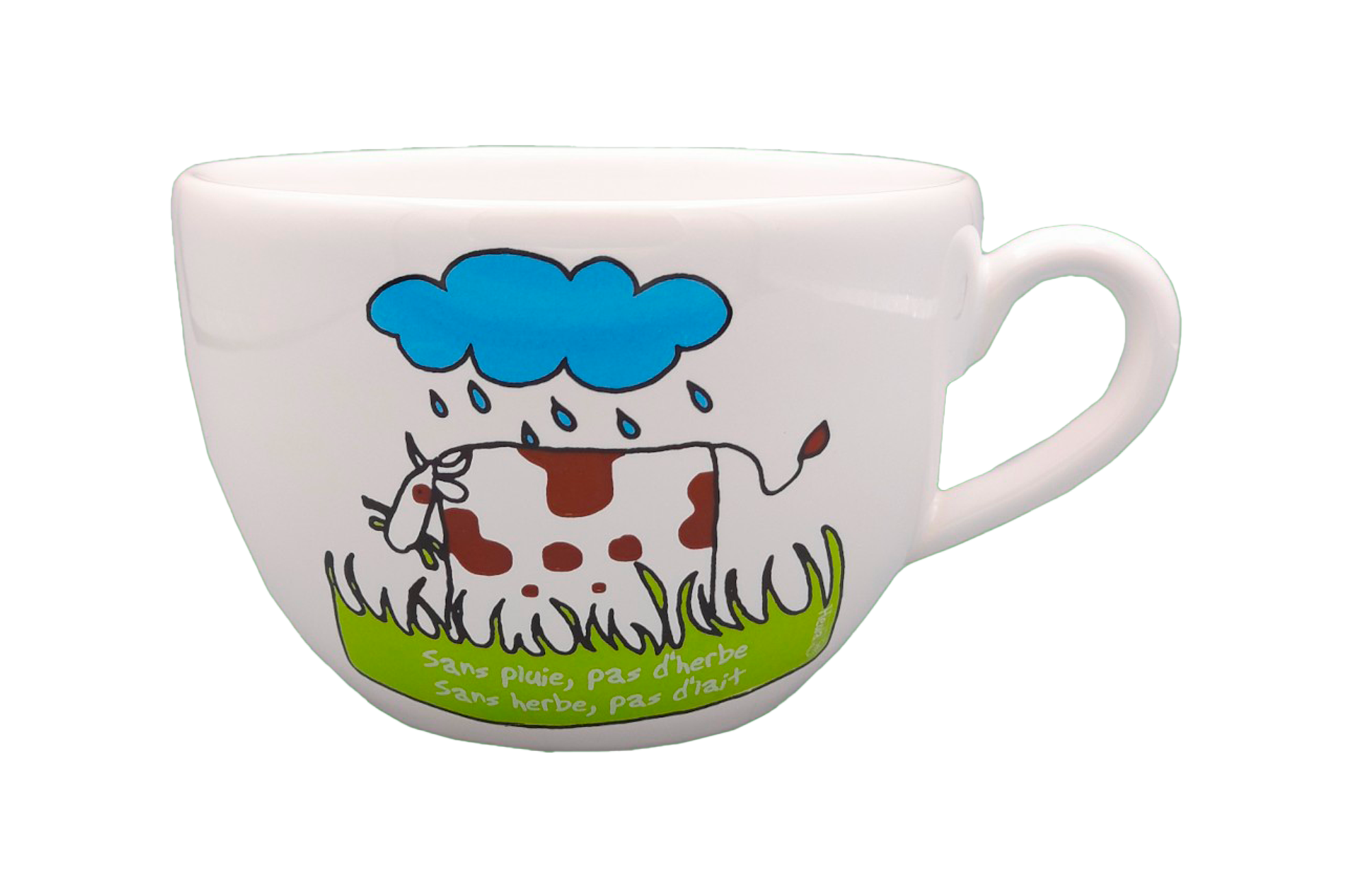 Tasse Jumbo HEULA - Vache et Nuage - Pluie