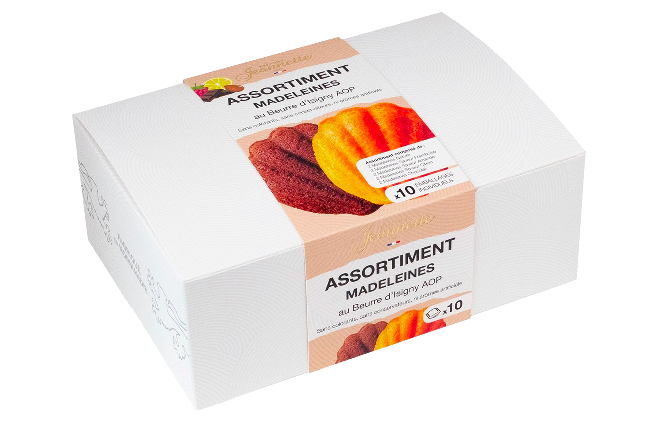 Assortiment de Madeleines | Boîte Blanche 250g